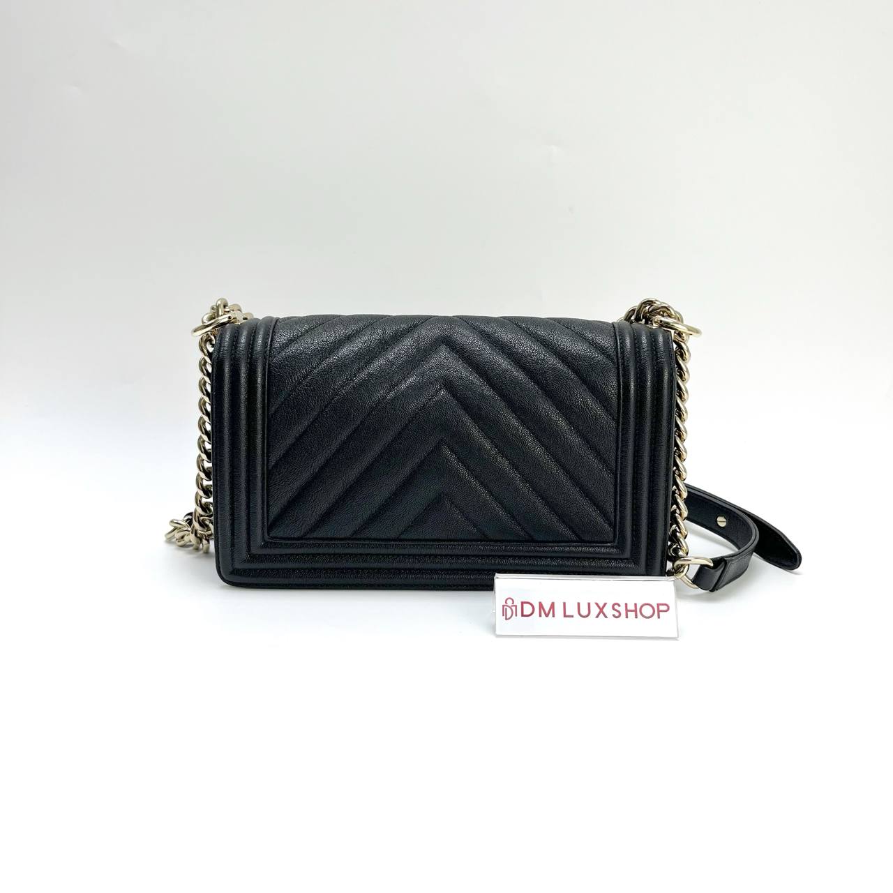 Chanel Chevron Boy Medium GHW (Serial 27)