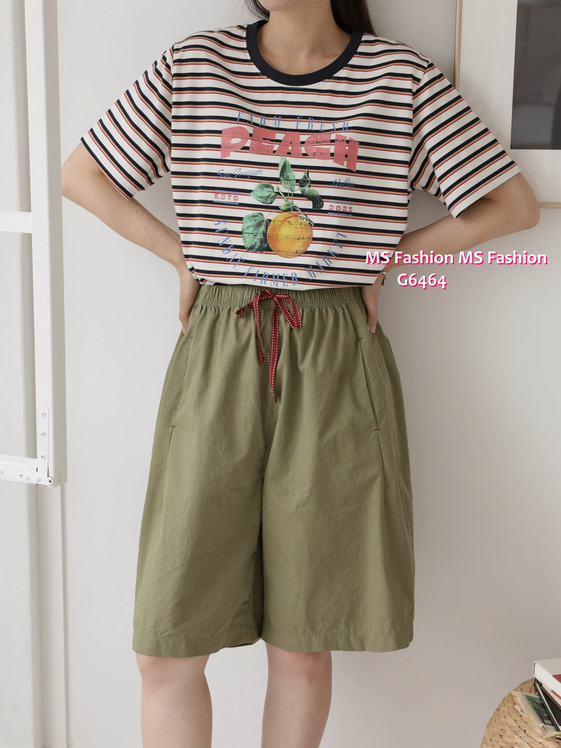G6464 可愛桃子橫間top