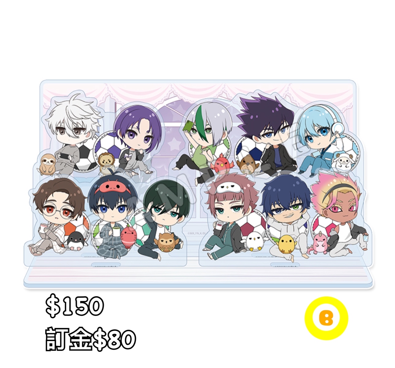 Preorder預訂6/2026年藍色監獄Relaxing Time組立立牌