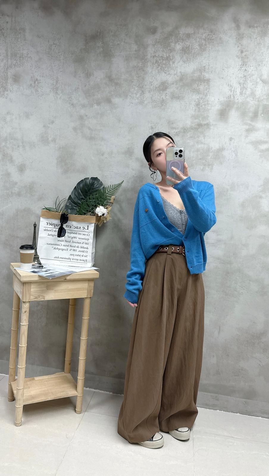 H20 喱士邊暗紋Bra top
