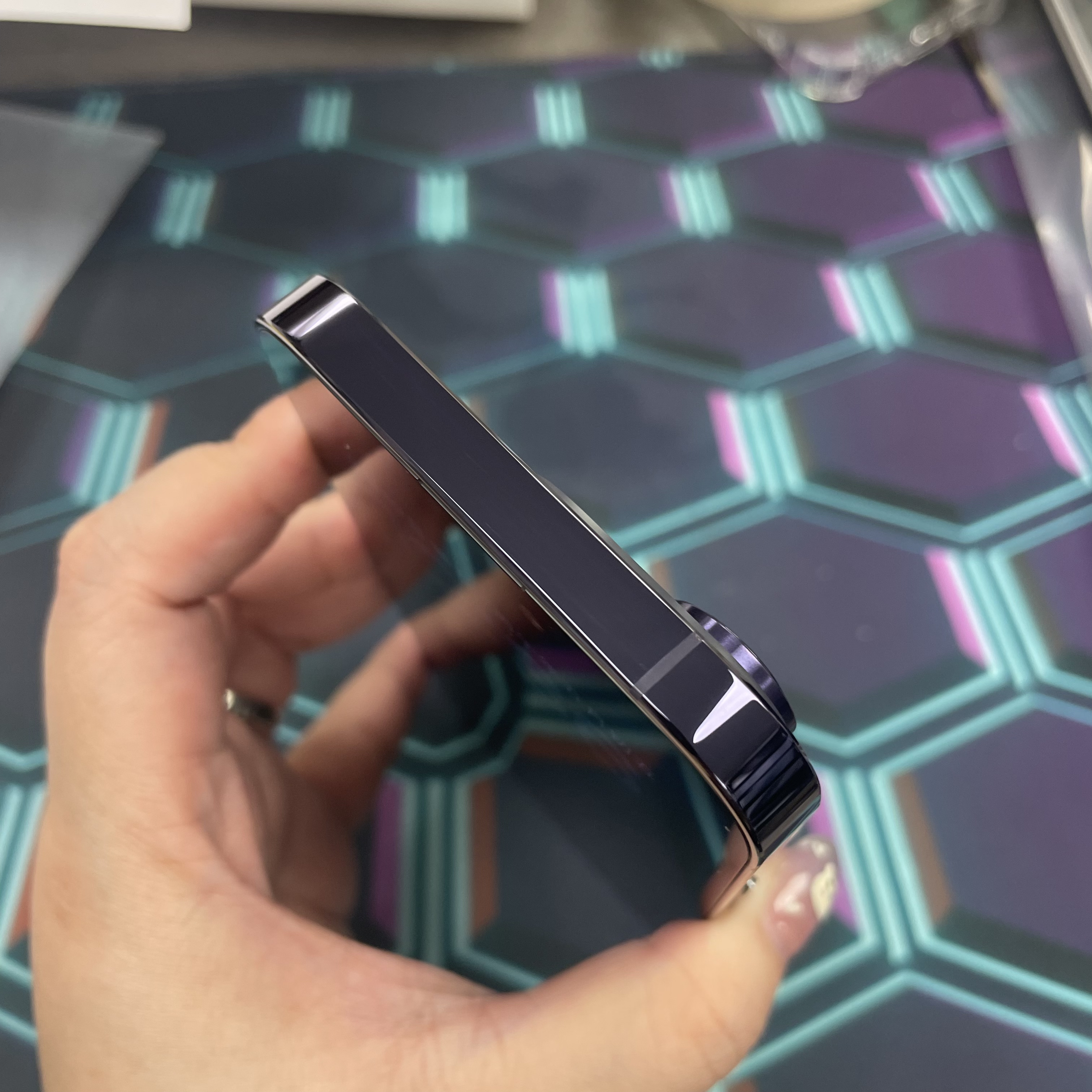 *6769 14 Pro 完美機 256GB 電100 紫色 purple