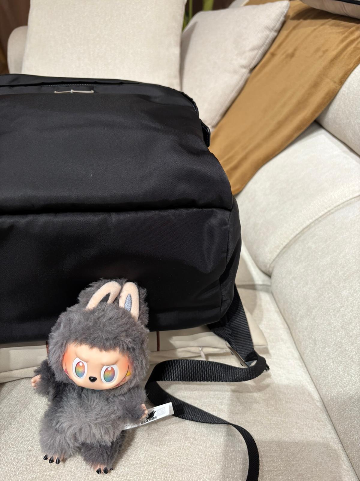 Prada re-nylon backpack  NFC ,100%Authentic ,98%new ✅ certificate card✅dust bag 🩵 專門店售價$19,500📣 