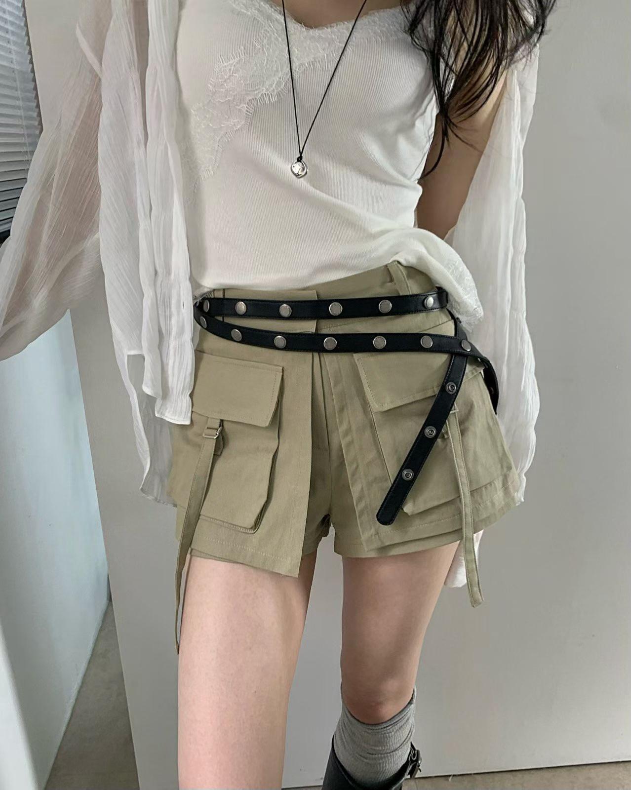 H10 雙袋裙褲