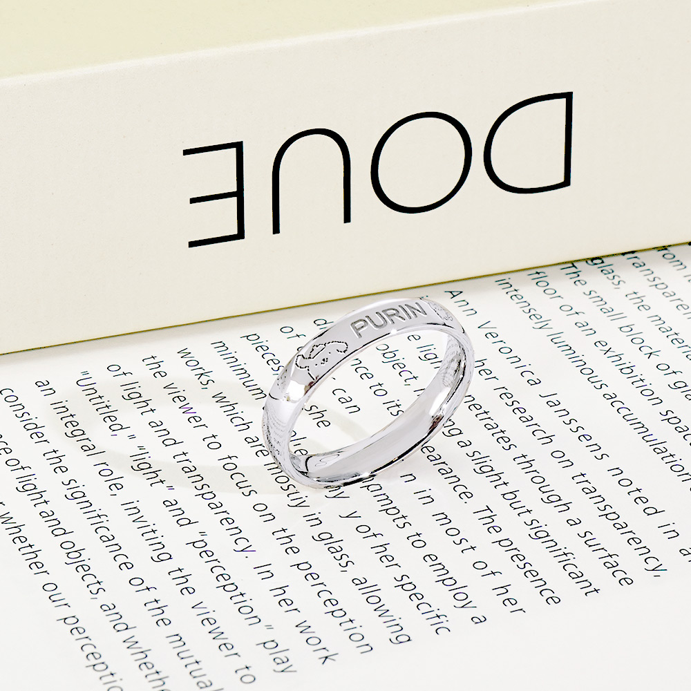 📦訂購 台灣限定 三麗鷗 SanrioＸSTORY 故事銀飾 30週年系列 Pom Pom Purin 布丁狗像素雷刻訂製純銀戒指