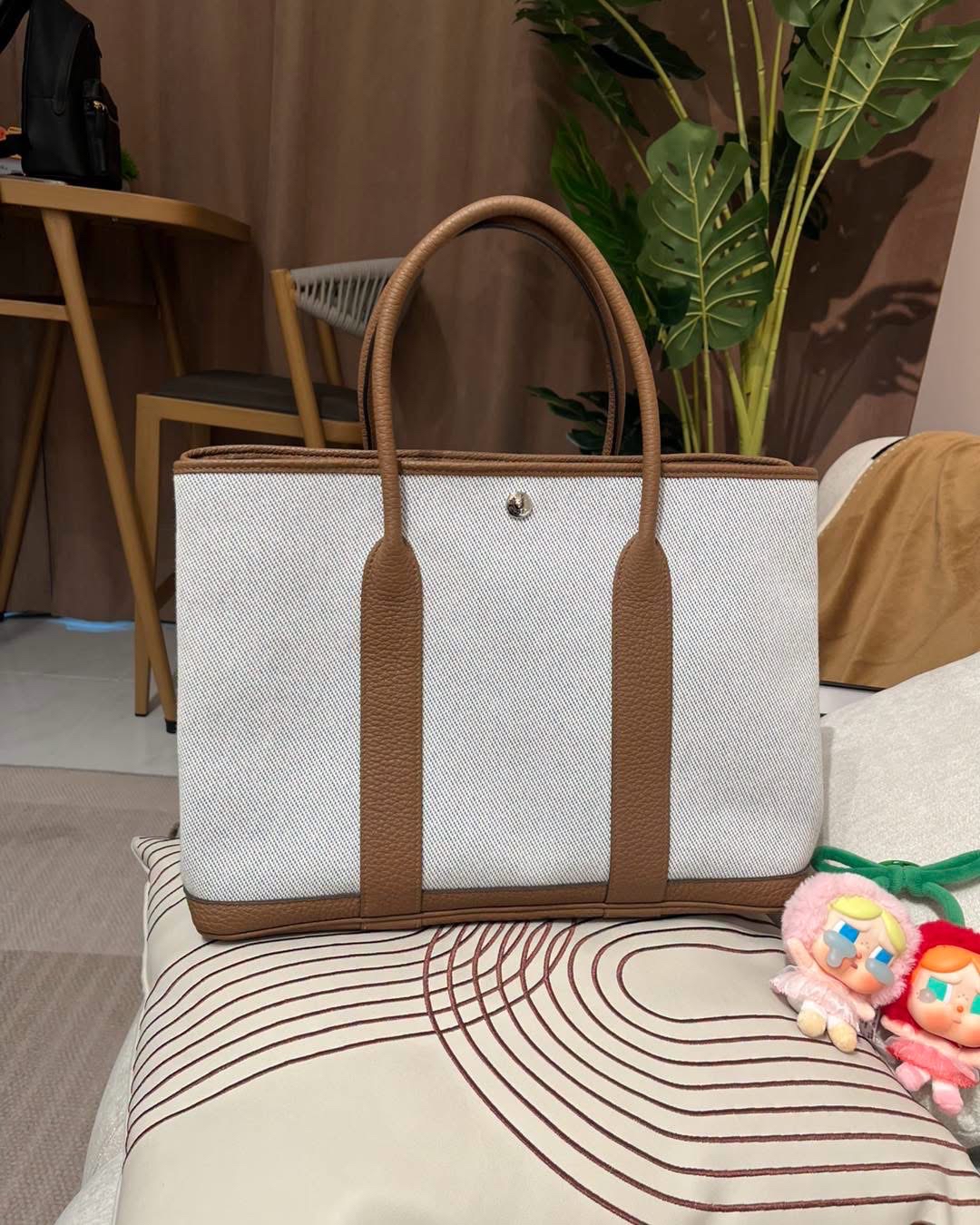 Hermes garden party 36,STAMP Z 100%Authentic,98%new ✅Dust bag