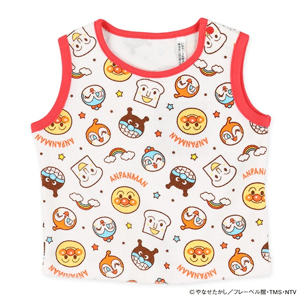 🇯🇵預訂 日本直送🇯🇵麵包超人人物滿印毛巾料背心燈籠褲套裝