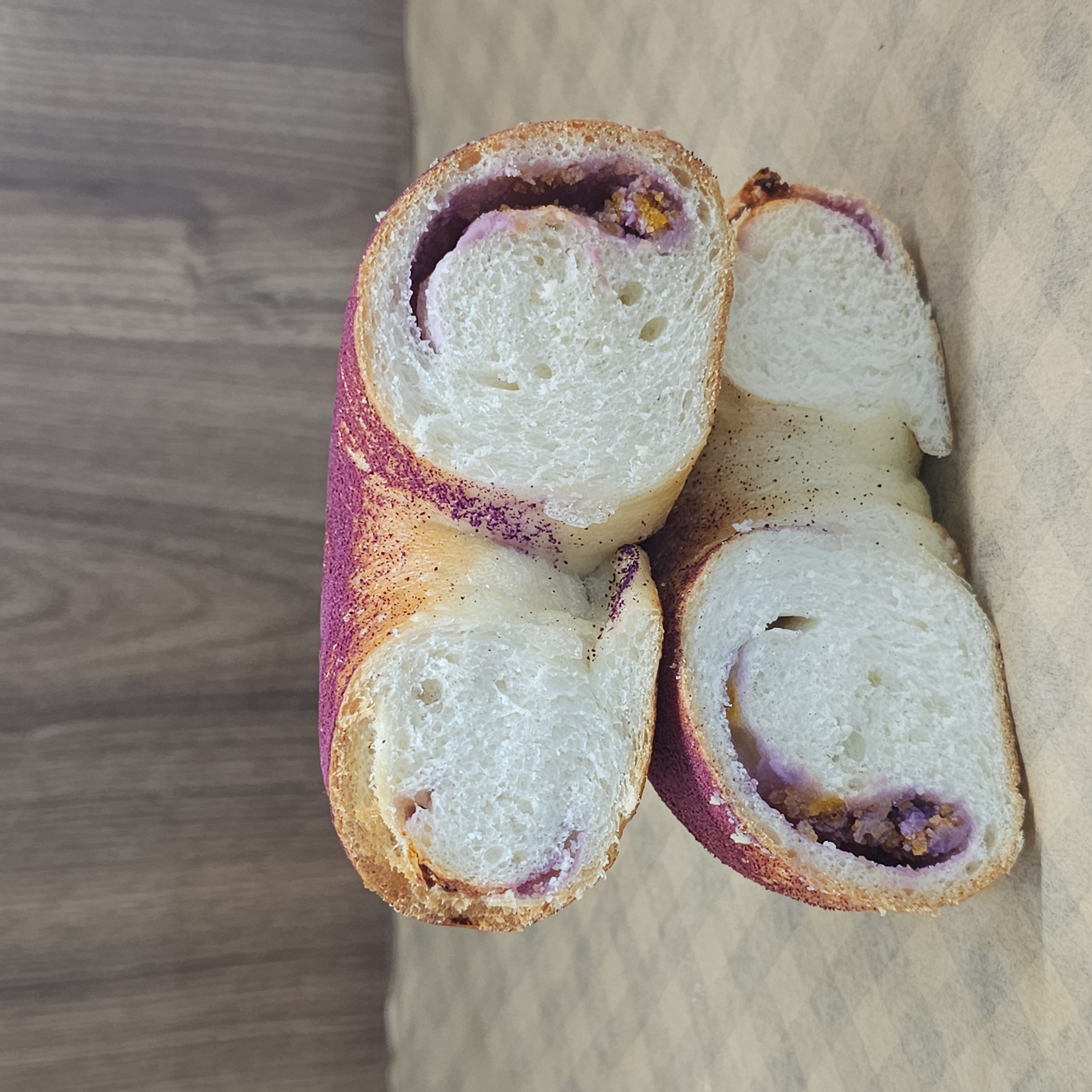 阿嫲｜金沙芋泥BAGEL｜鹹甜交織 台式懷舊風味