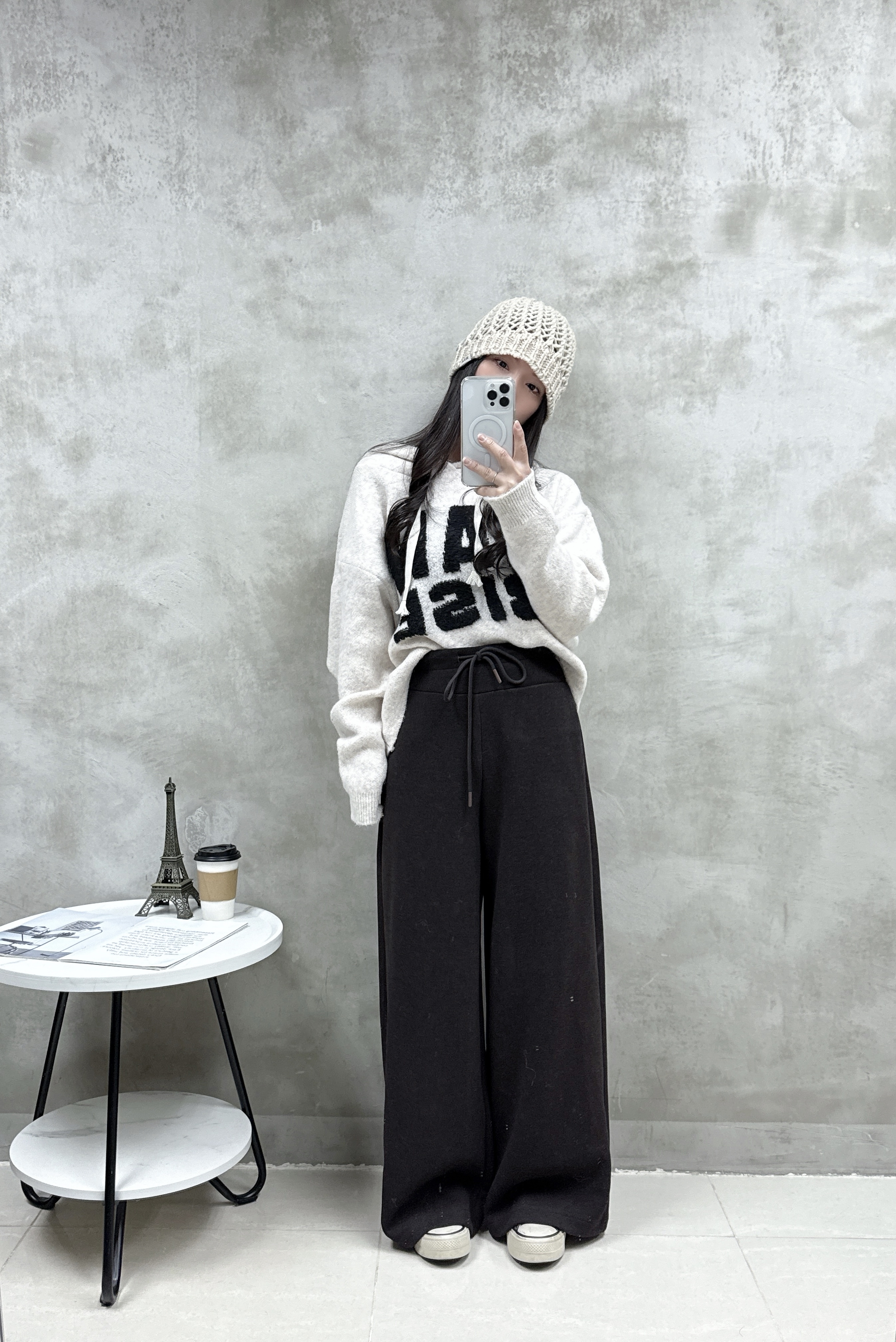 Q09 加高腰直身休閑褲