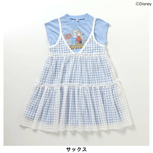 🆕【⭐訂購⭐】  日本直送🌀#Ariel / #Frozen 蓬鬆多層薄紗連身裙［2款選］🌀[ELGA-0080][260815]