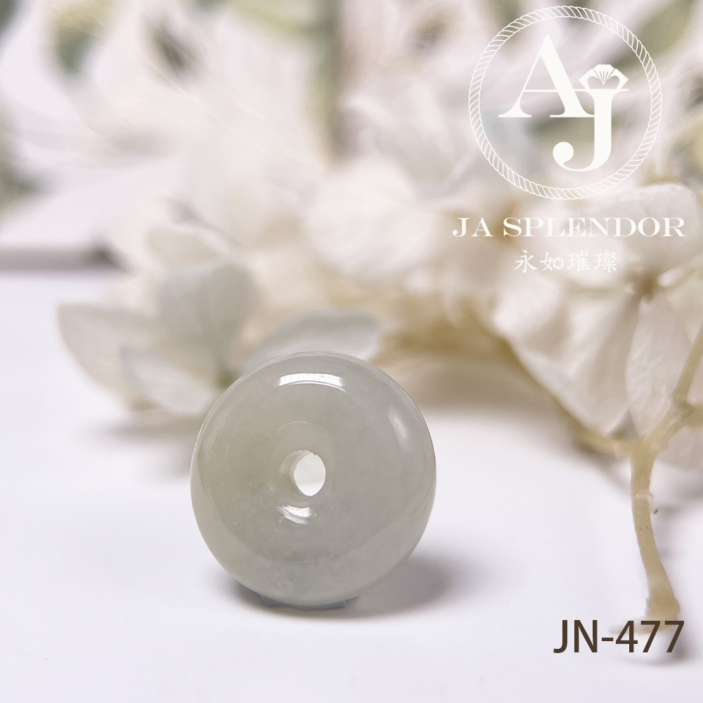 JN-477/483/488 天然翡翠A玉 冰潤雪梨黃小平安扣