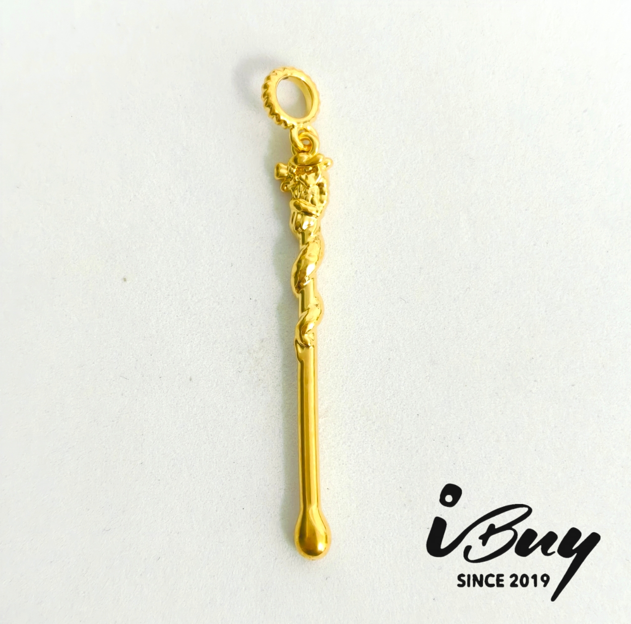 916 GOLD DRAGON SPIRAL EAR PICK 999 金 祥龙耳勺