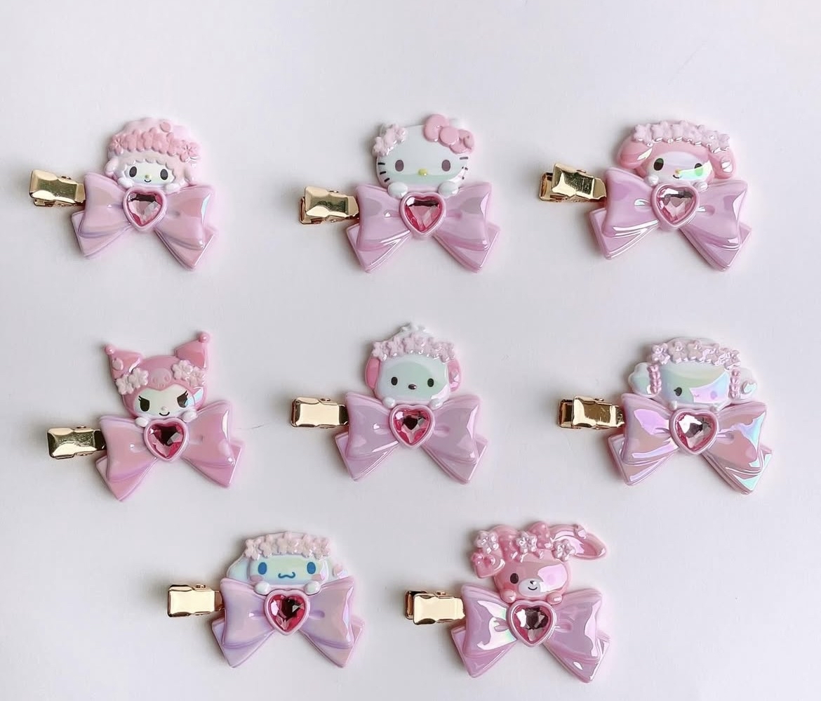 日本預訂📍日本Sanrio粉紅色櫻花系列 - 公仔/環保袋/鎖匙扣/髮夾盲盒 12/2日本開售