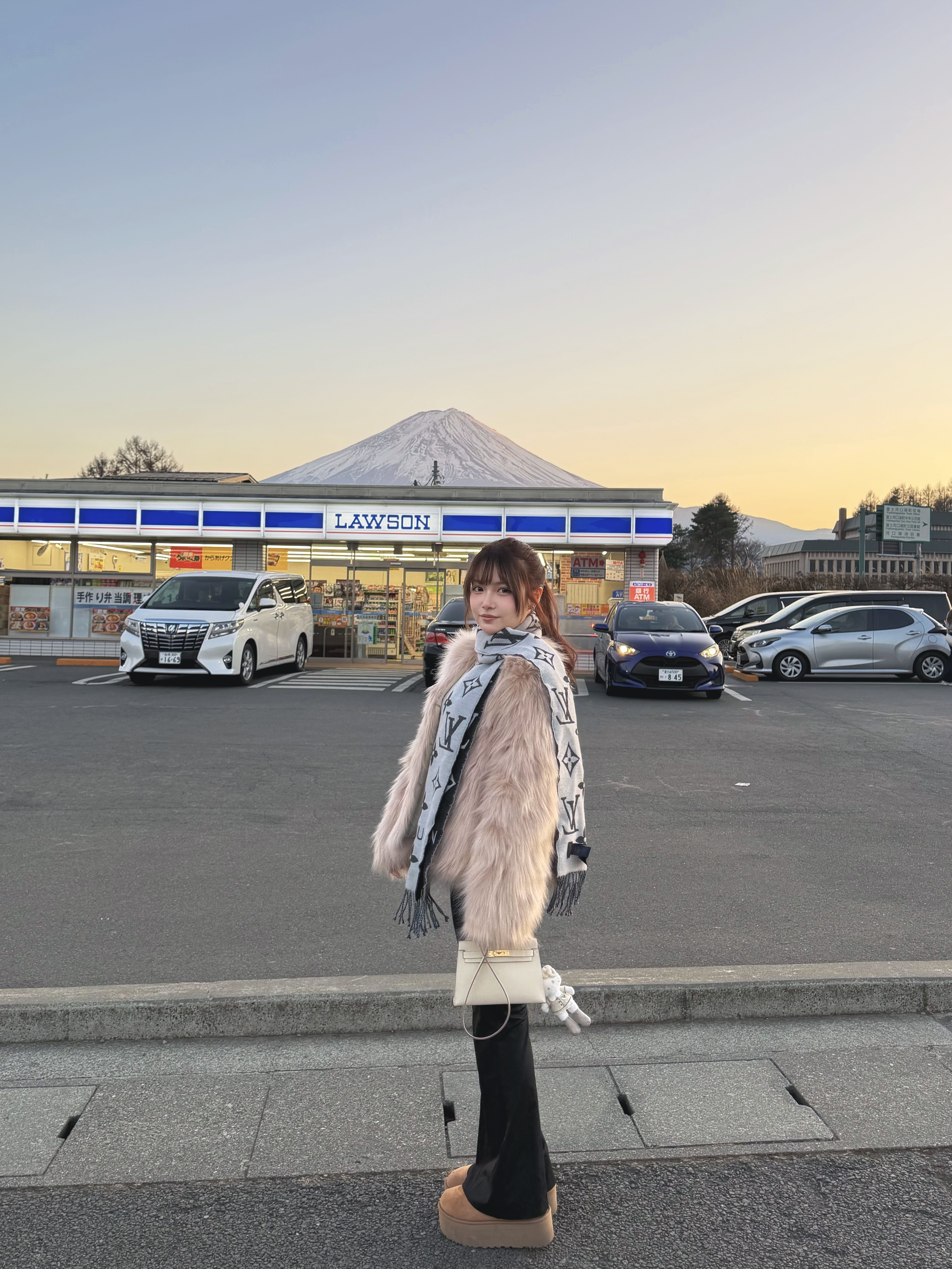 店主自留 韓國彷水貂毛皮草外套（高質量）