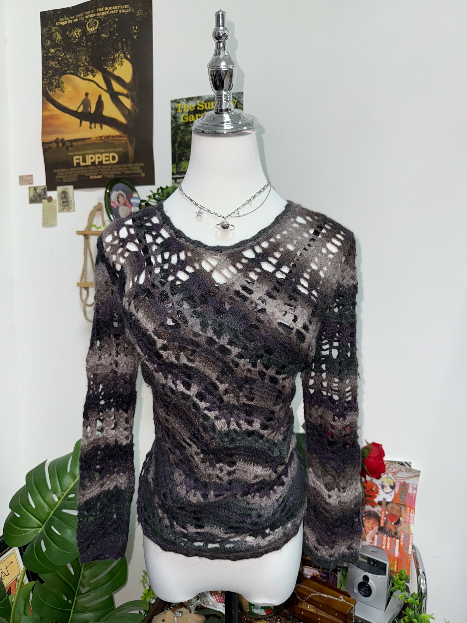 Bohe Crochet Hollow-out Knitting Sweater