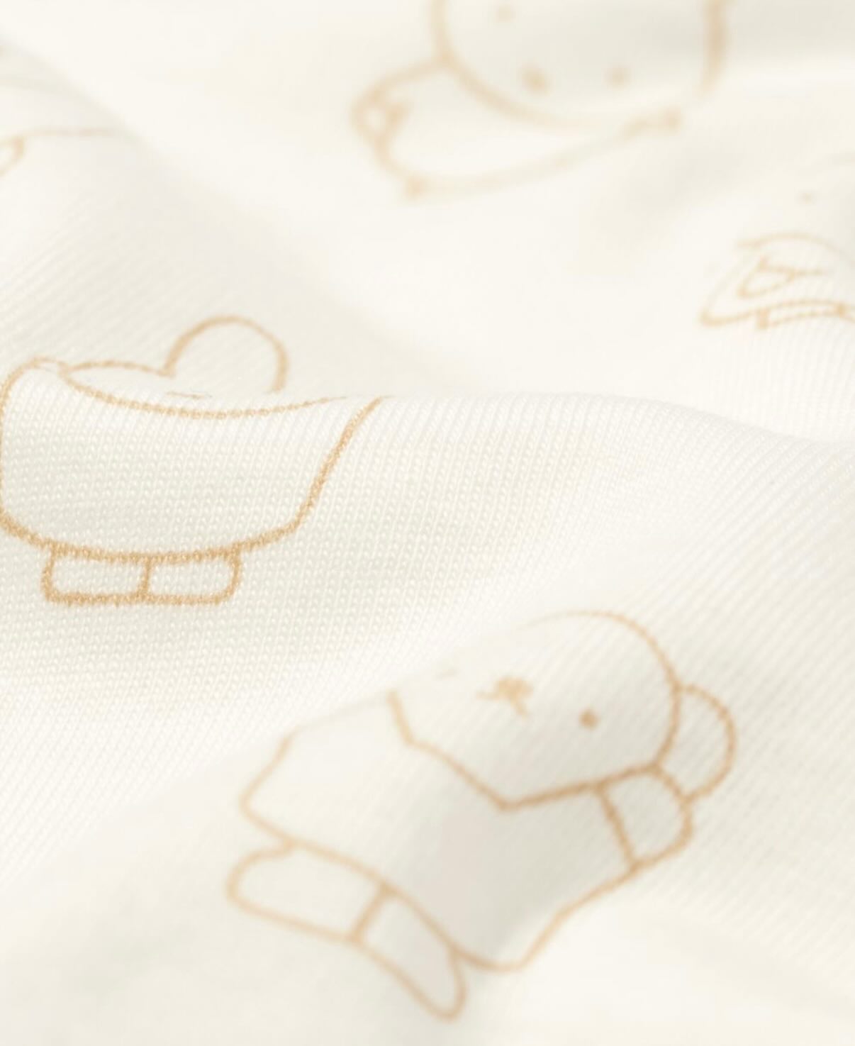 Miffy baby pajamas set (beige)