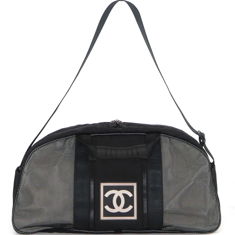 Chanel Sport Line Mesh Nylon 2ways Duffle Bag
