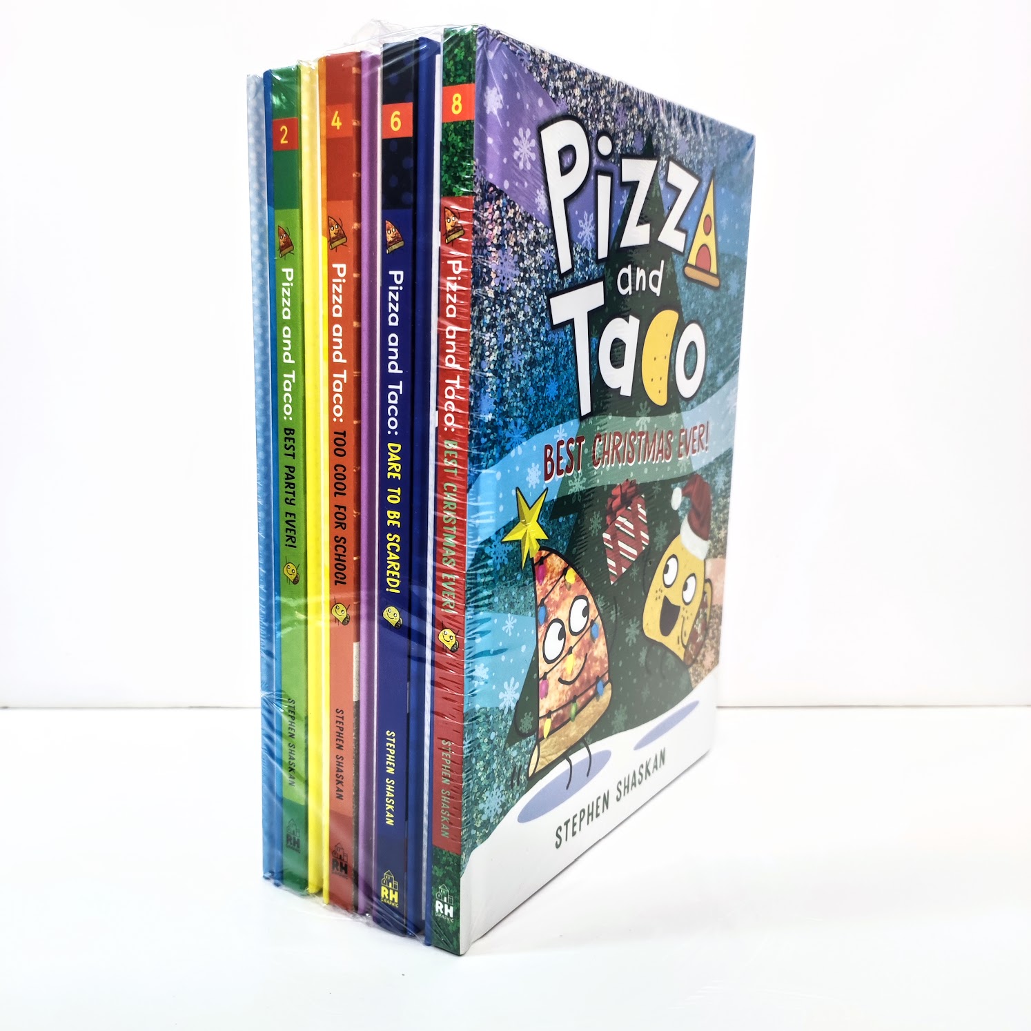 Pizza and Taco 10 books hardcover 披薩餅與玉米片  全彩漫畫系列 10本  B427	