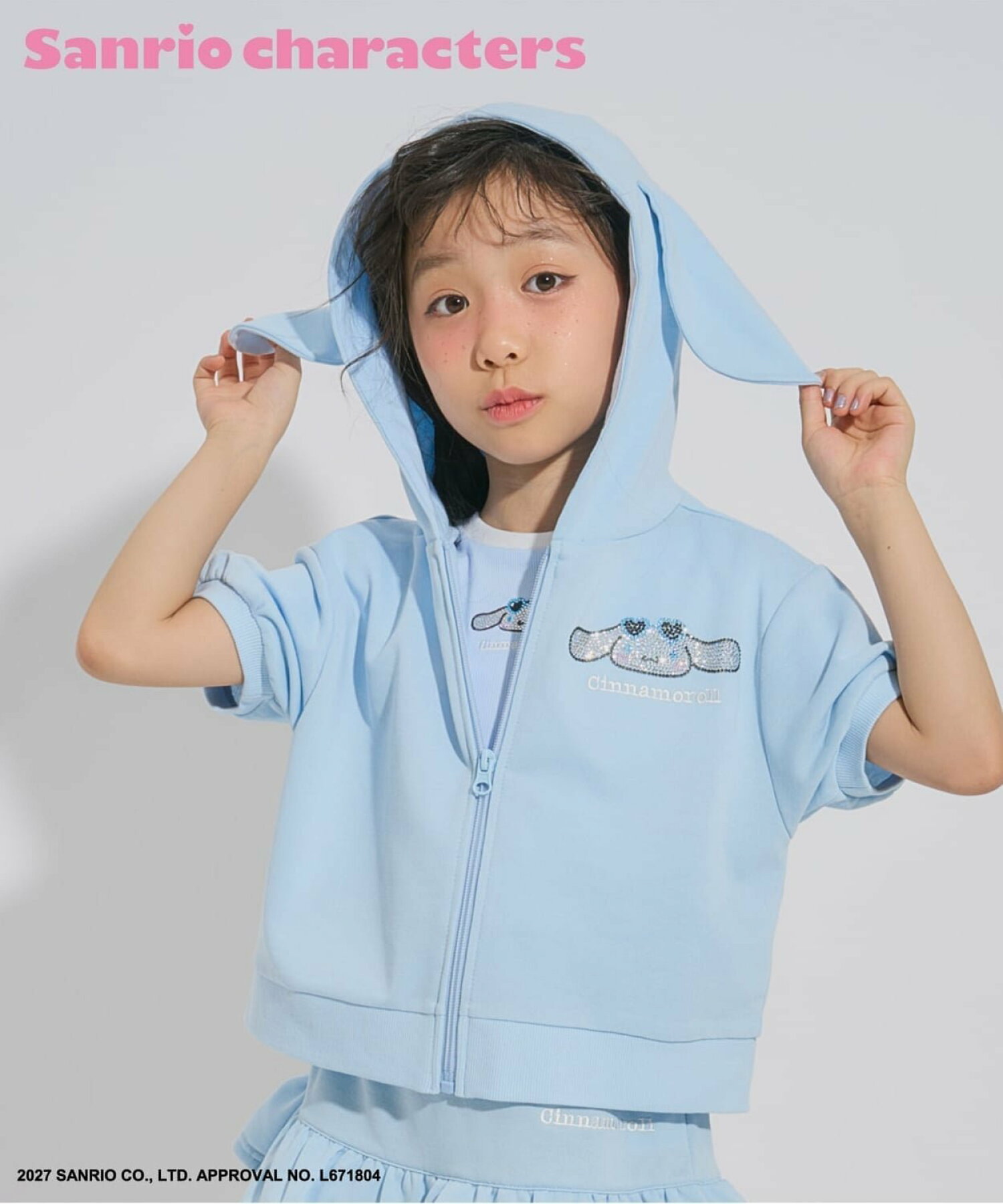 🆕【⭐訂購⭐】  日本直送🌀#Sanrio 水鑽 立體造型帽 短袖外套［3款選］🌀[ELGA-0082][260815]