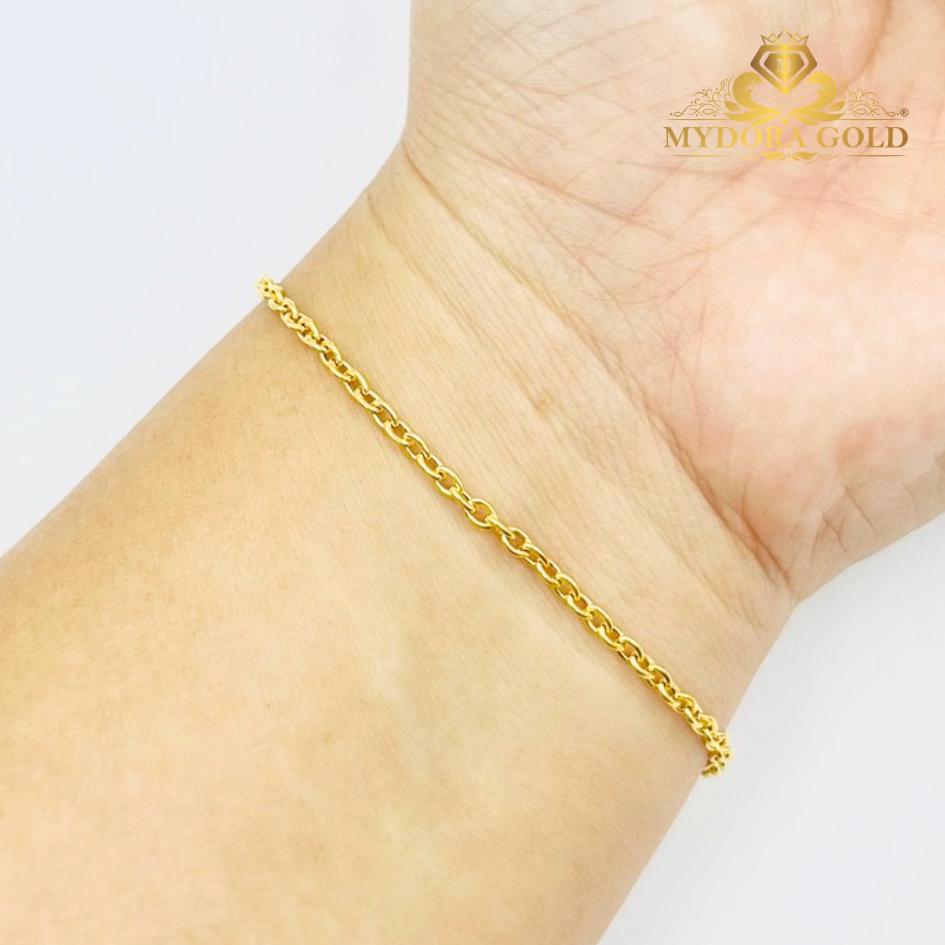 MYDORA Rantai Tangan Sauh Bajet Minimalist l EMAS 916/22K
