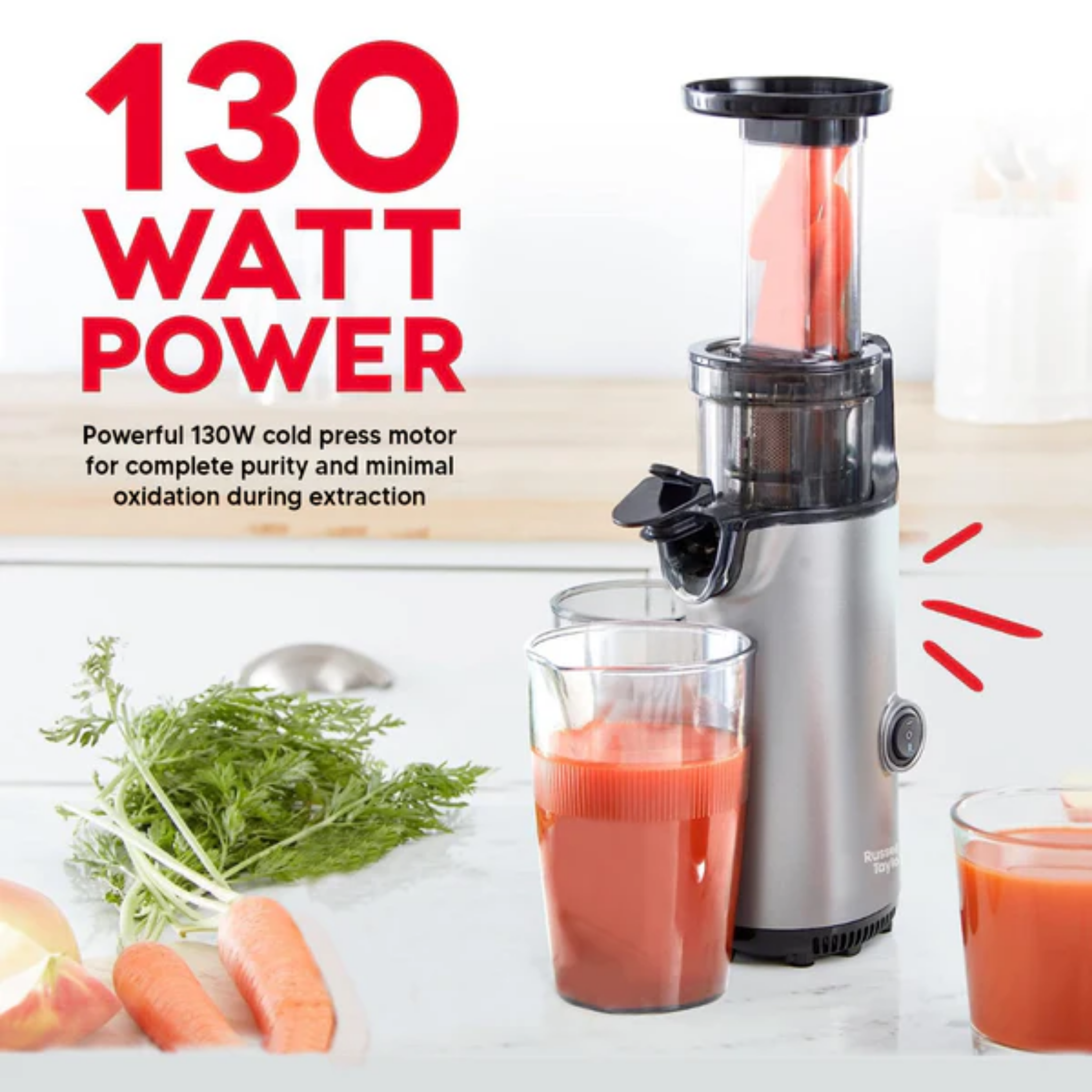 Russell Taylors 130W Compact Slow Juicer (SJ1)