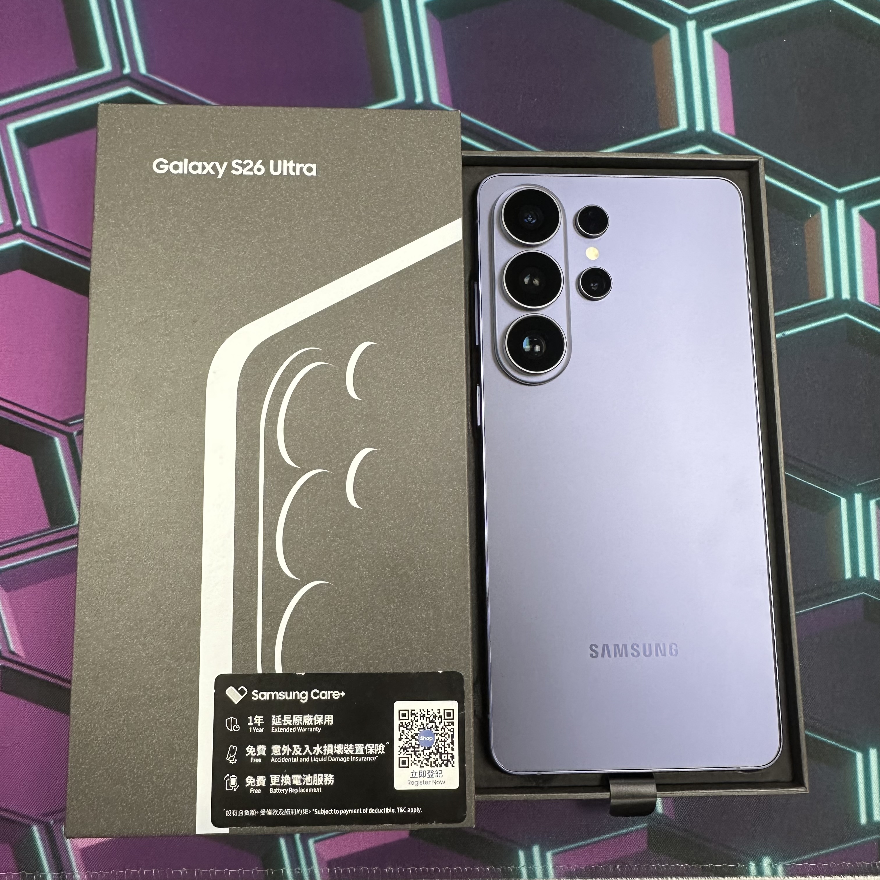 *6217 Galaxy S26Ultra 全新機 12+512GB  紫色 Purple