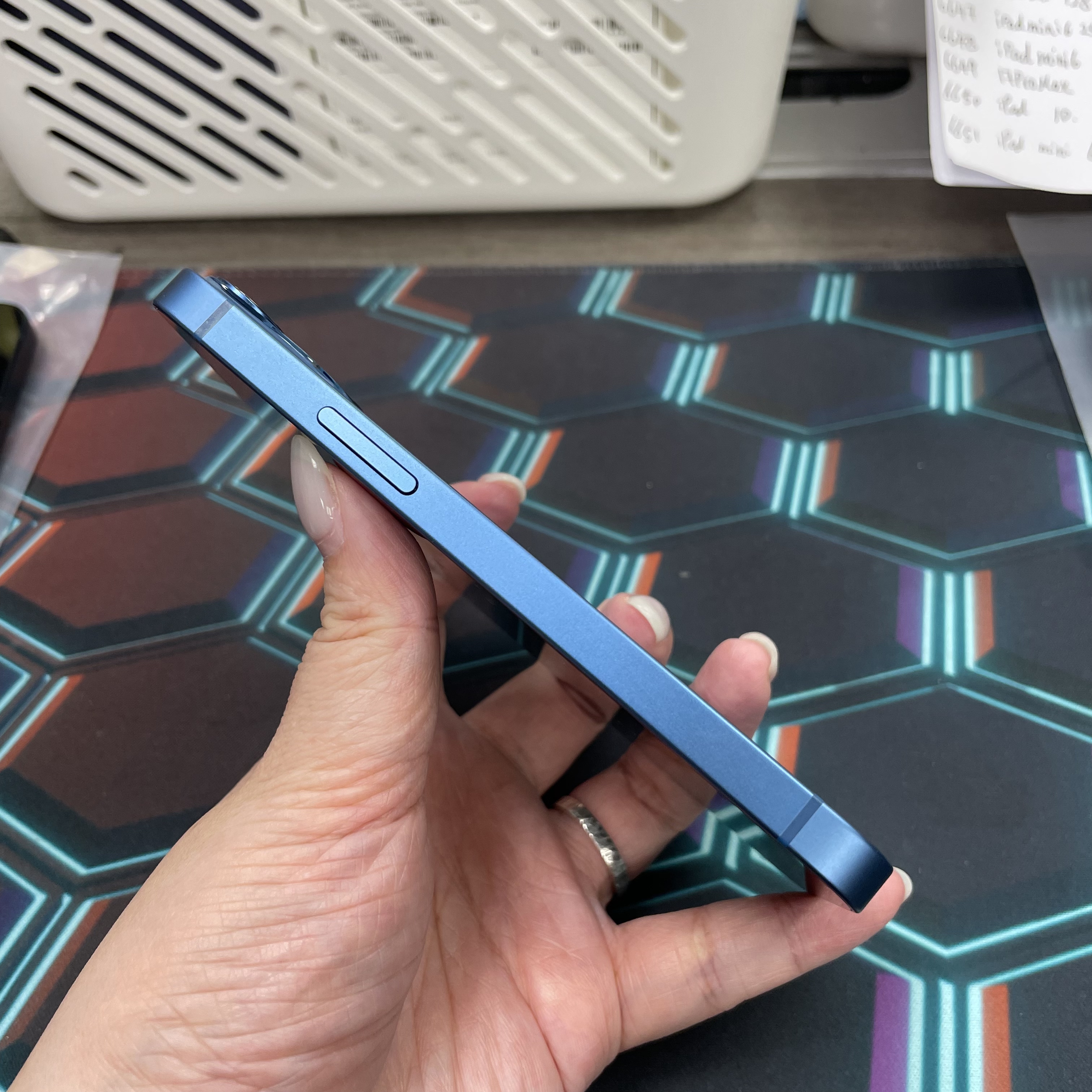 *6646 13 mini 勁靚機 128GB 電77 藍色 blue