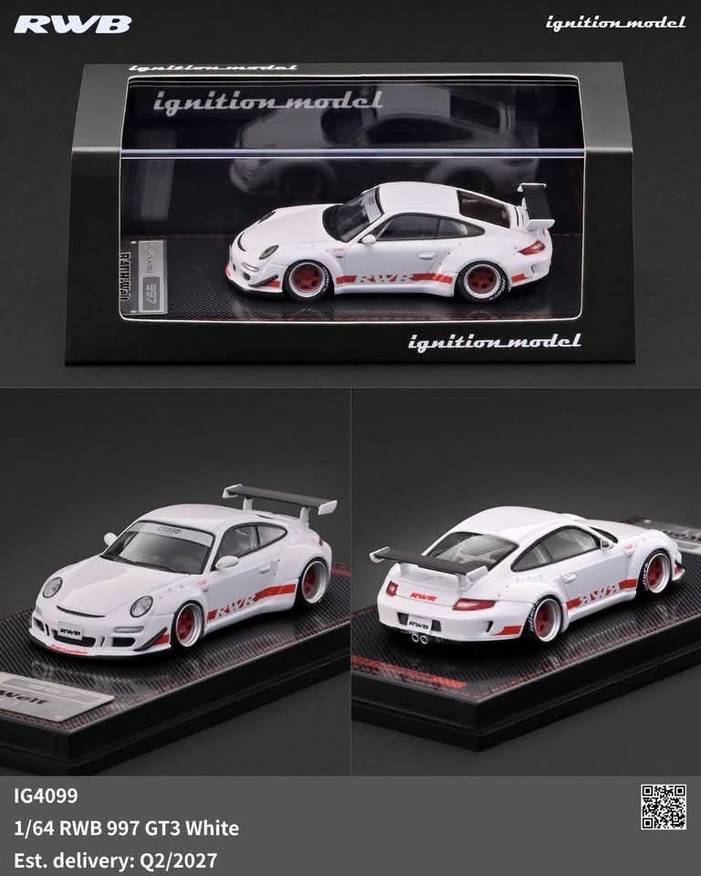 (預訂 Pre Order) Ignition mode (IG4099) RWB 997 GT3 White