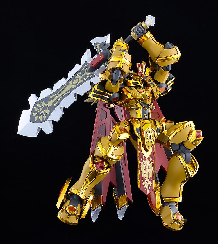 (預訂訂金 $200) (總價 $560) GSC MODEROID 騎士 & 魔法 戈德力歐 ROYAL METALLIC Ver. 模型 (行版) Goldleo