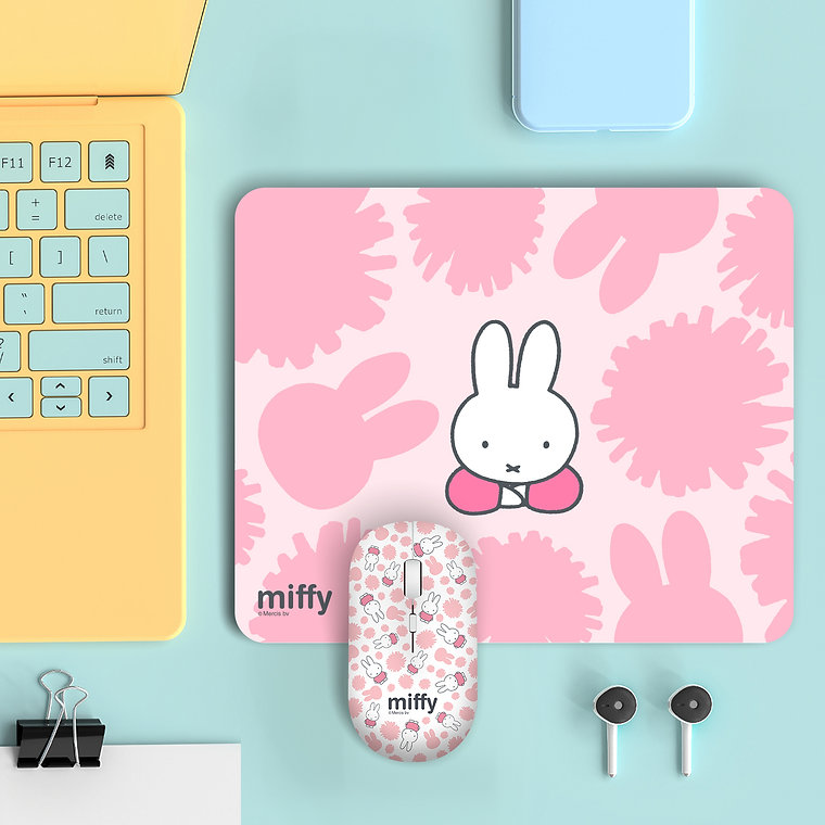Miffy MIF31 2.4G無線鼠標+鼠標墊 套裝 | 舒適辦公 | 2.4G無線連接技術 | 便攜式滑鼠套裝