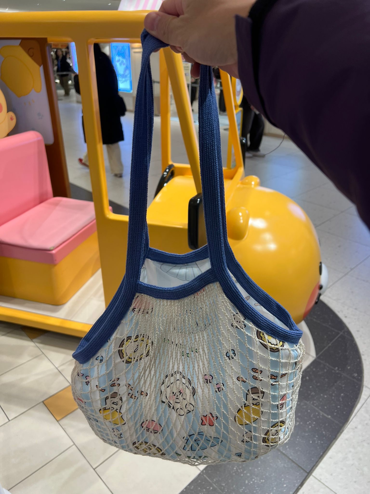 Kakao 海洋生物側膊網購物袋