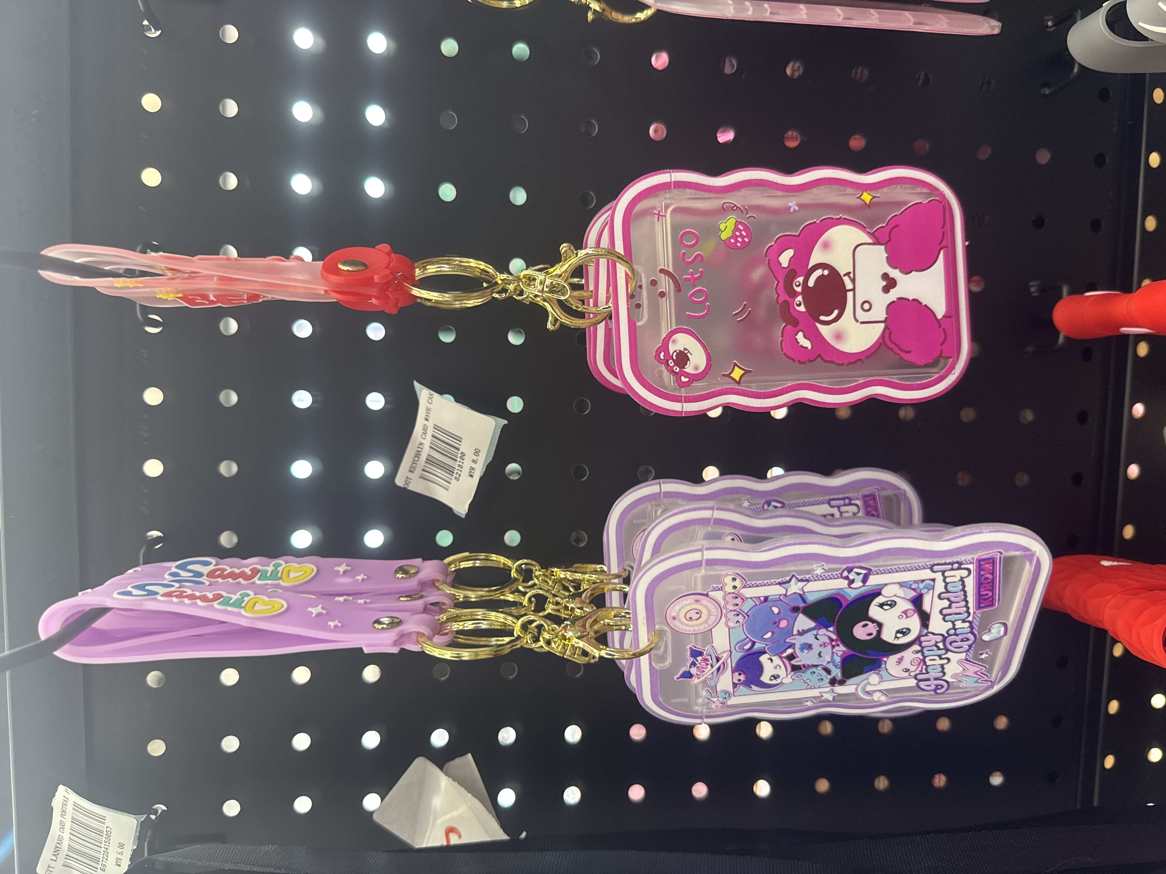 18100 钥匙扣 KEYCHAIN CARD WAVE CARTOON