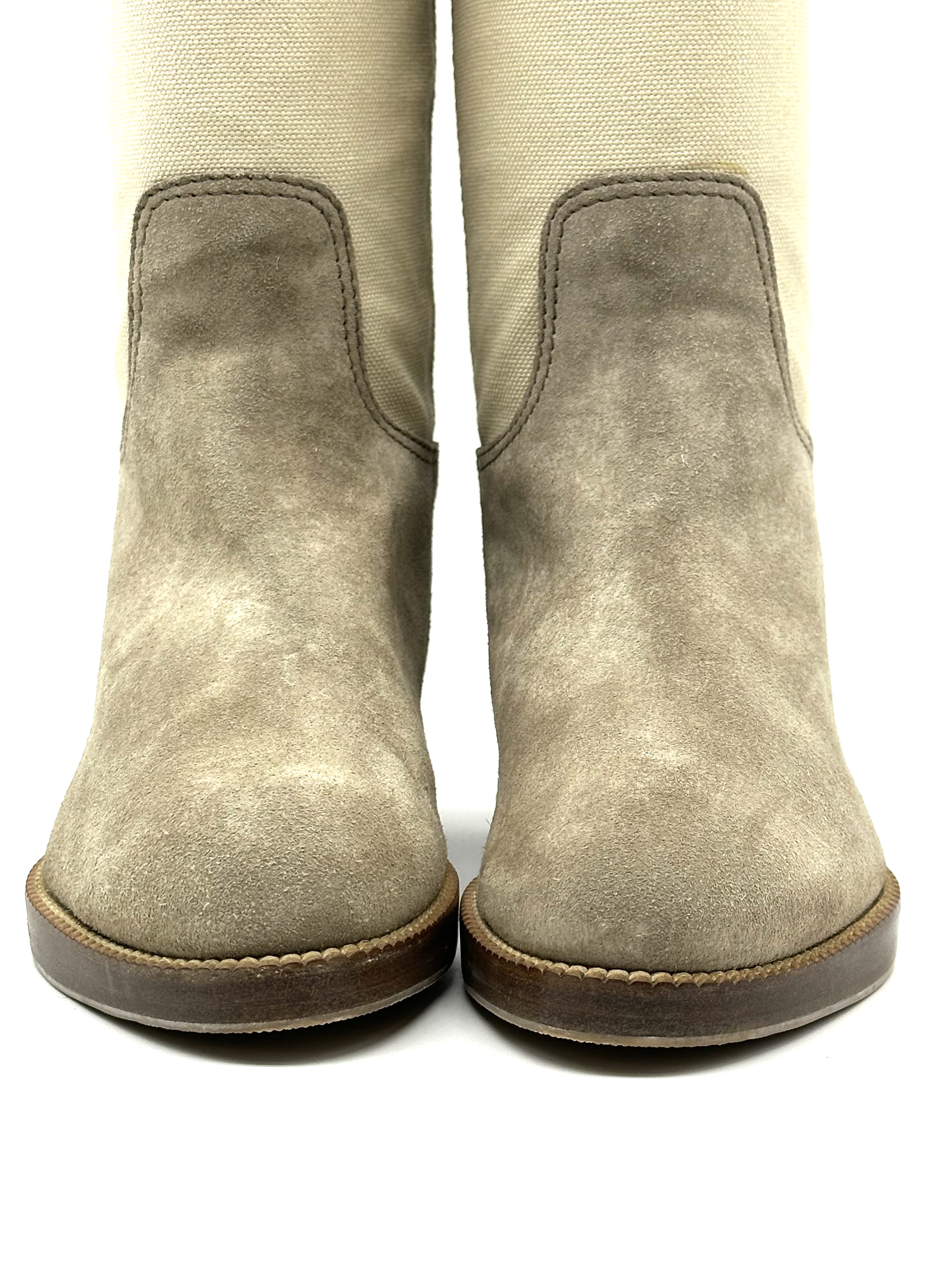 Pre-owned Louis Vuitton Monogram Chiapas Line Long Boots / Product Code: 26040410