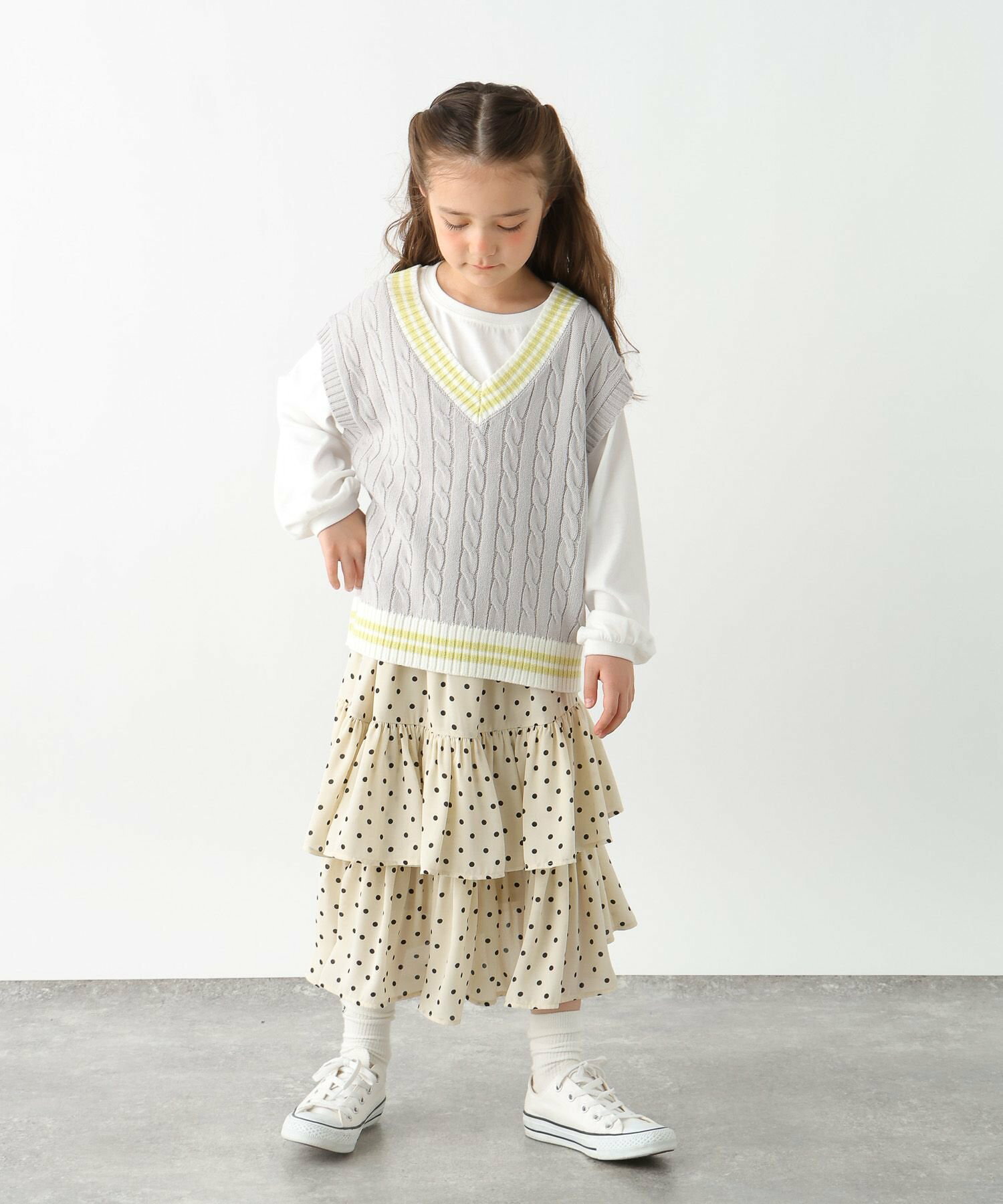 🆕【⭐訂購⭐】🌀 🇯🇵 日本直送 學院風 針織背心+泡泡袖長袖上衣 2件套［2款選］🌀 [ELCA-0189][260330]