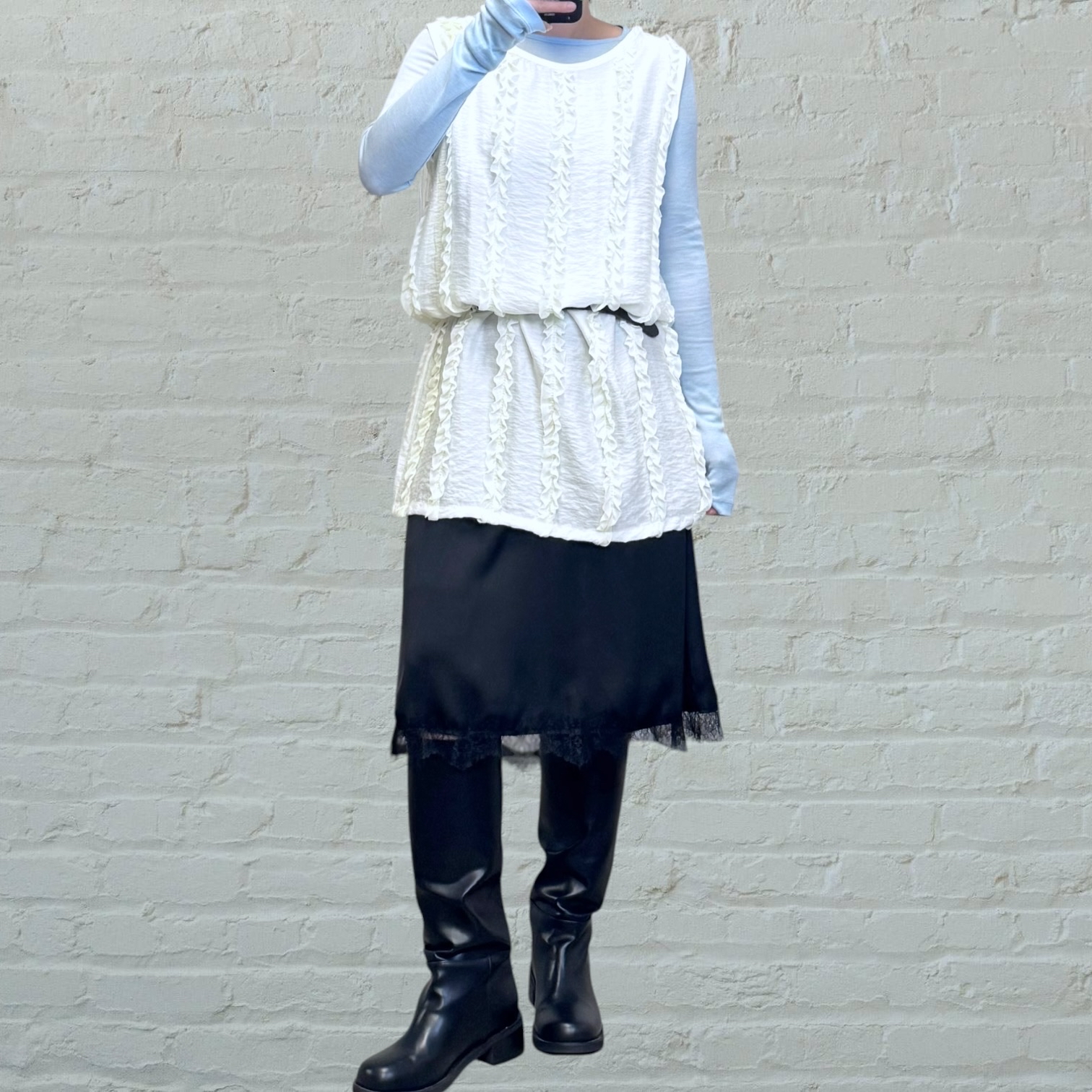 221132 喱士邊半截裙