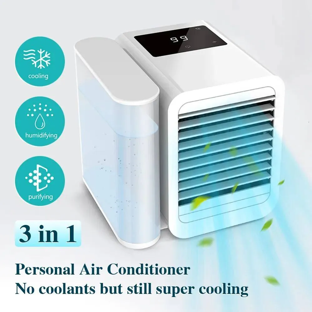 Microhoo 2025 升級版 Personal air cooler三合一迷你冷風機 MH01RZ【一年保用】