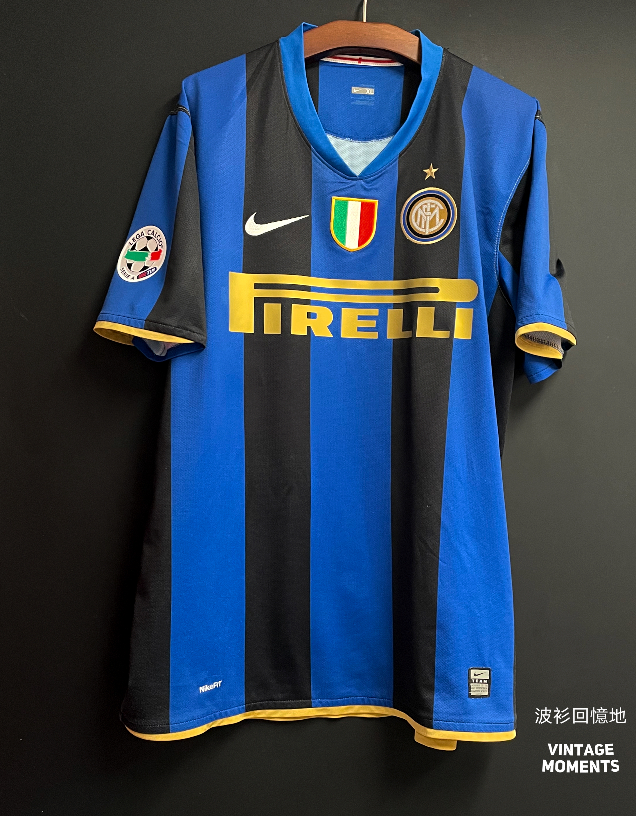 國米08/09主場 阿祖安奴 INTER MILAN HOME ADRIANO 