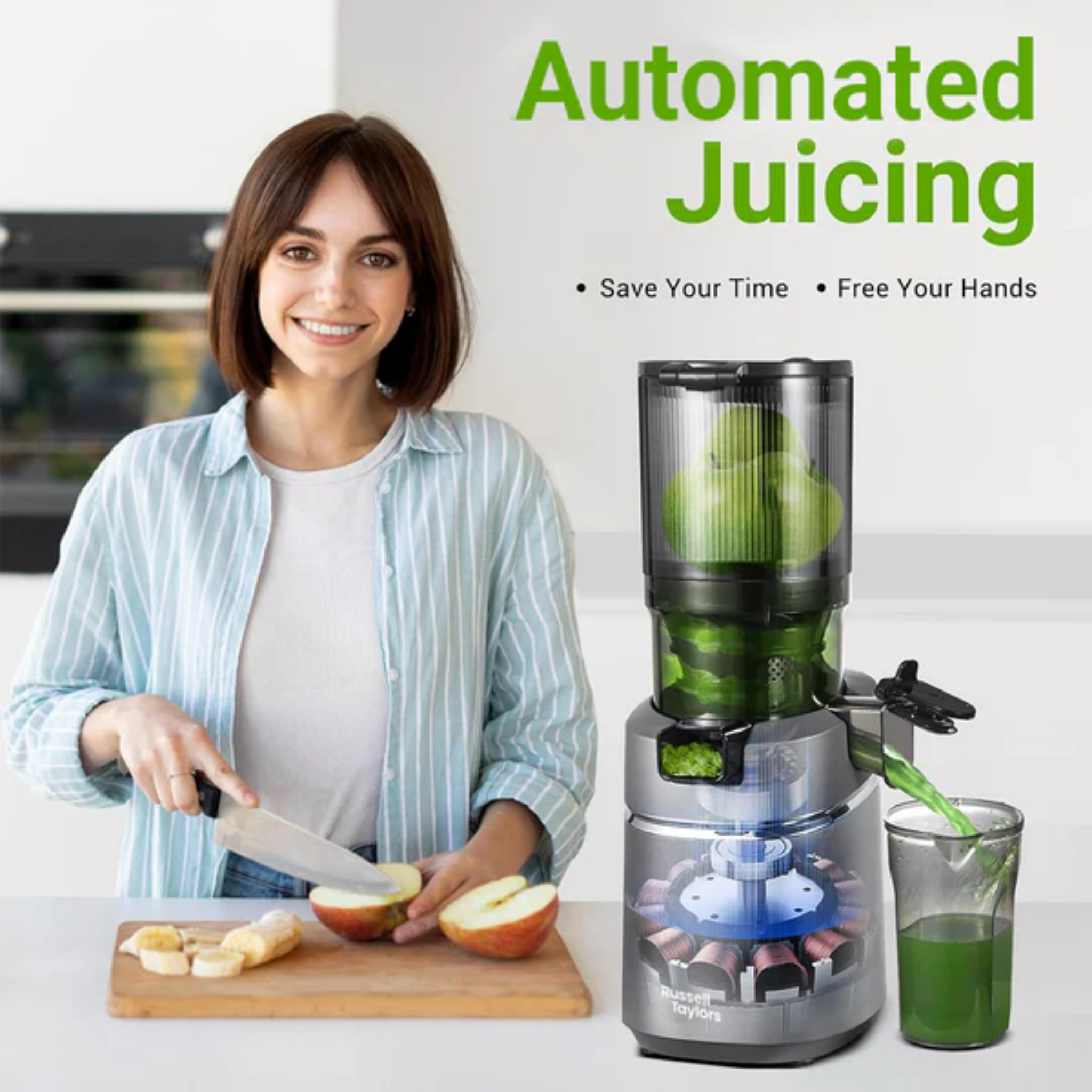 Russell Taylors 130W Compact Slow Juicer (SJ3)