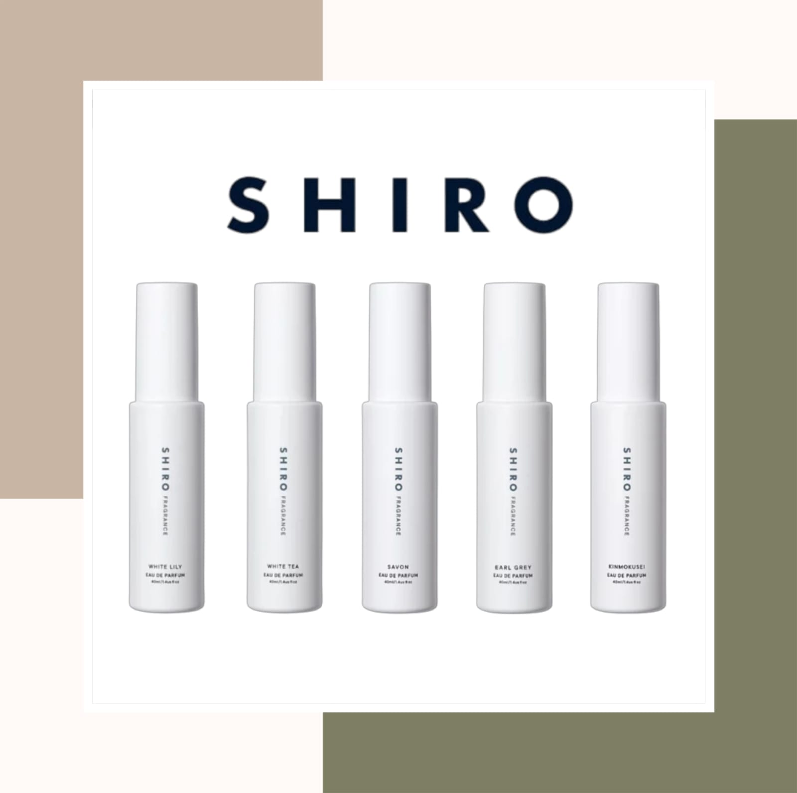 日本Shiro Eau De Parfum 淡香水 40mL 多款可選