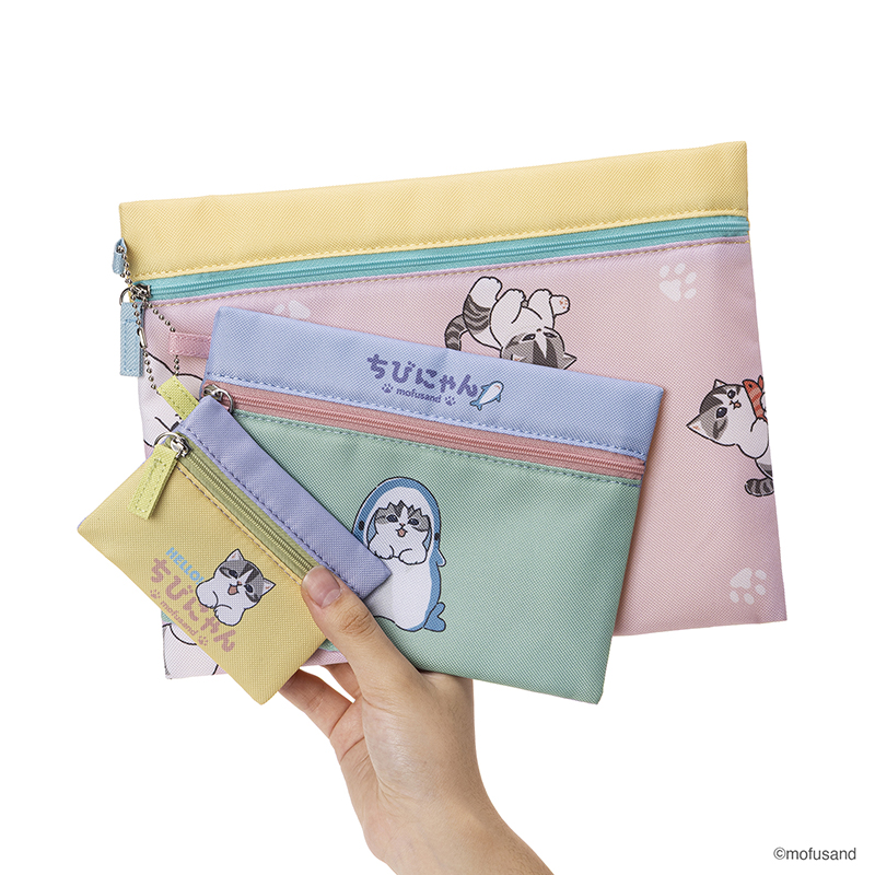 日本預訂📍日本Mofusand圖案拉鏈收納袋套裝 24/4日本開售