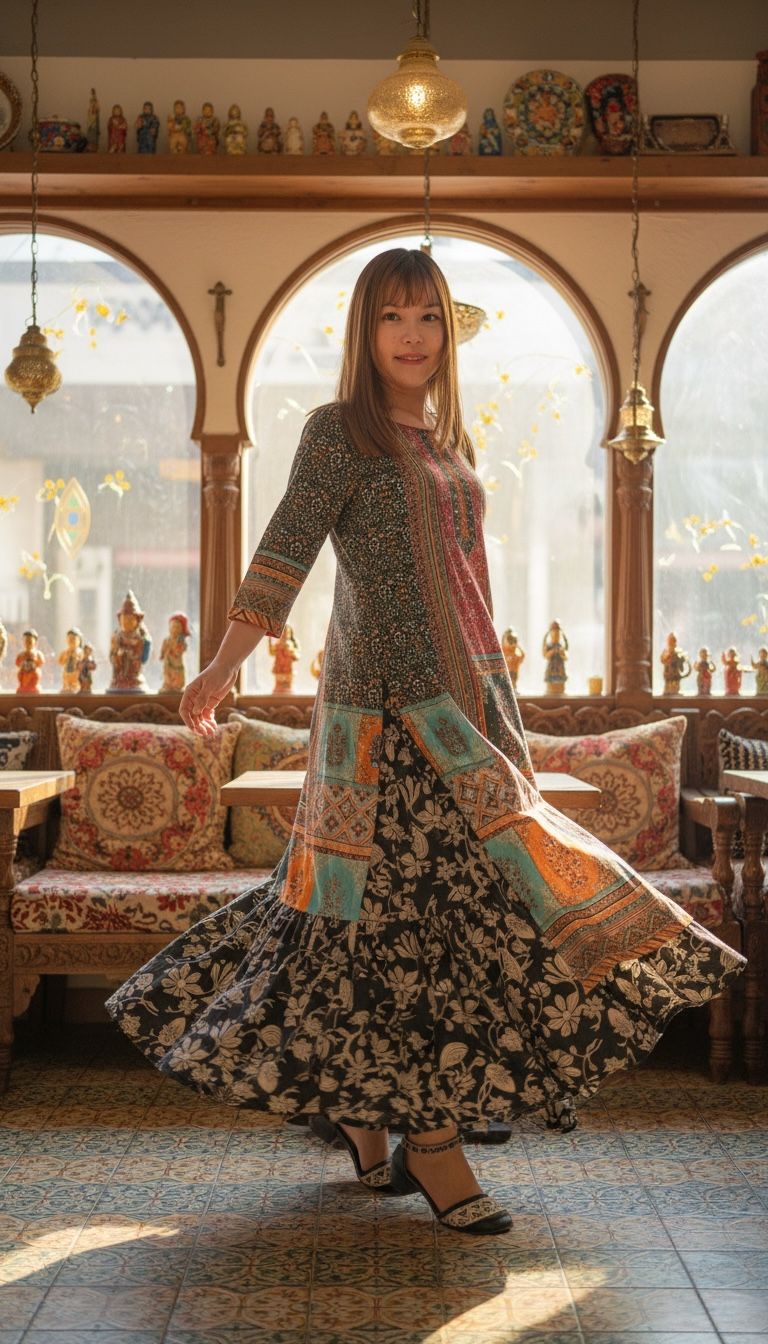 2163 Vintage Kurta 42"