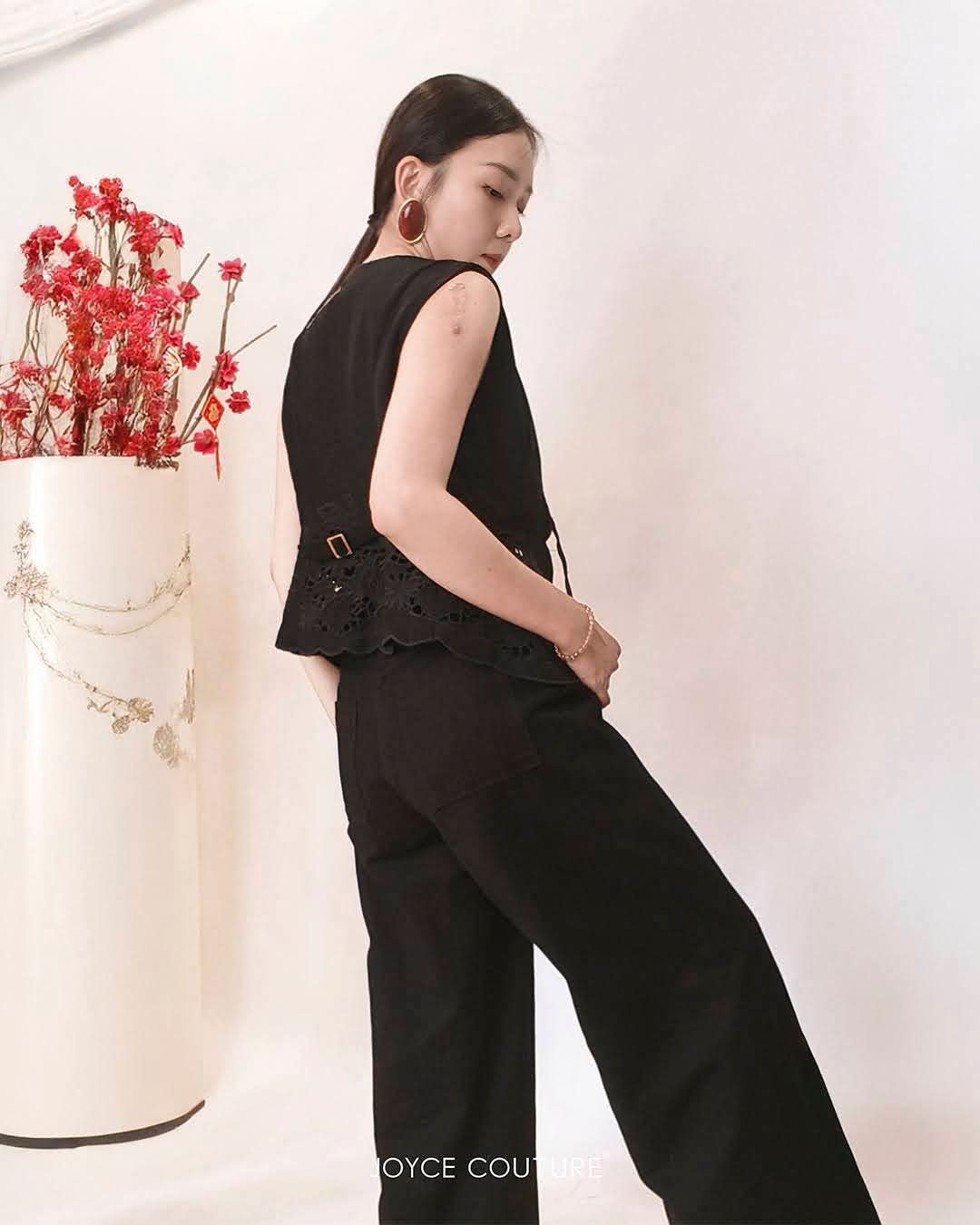 直筒伦廓牛仔长裤 P0079