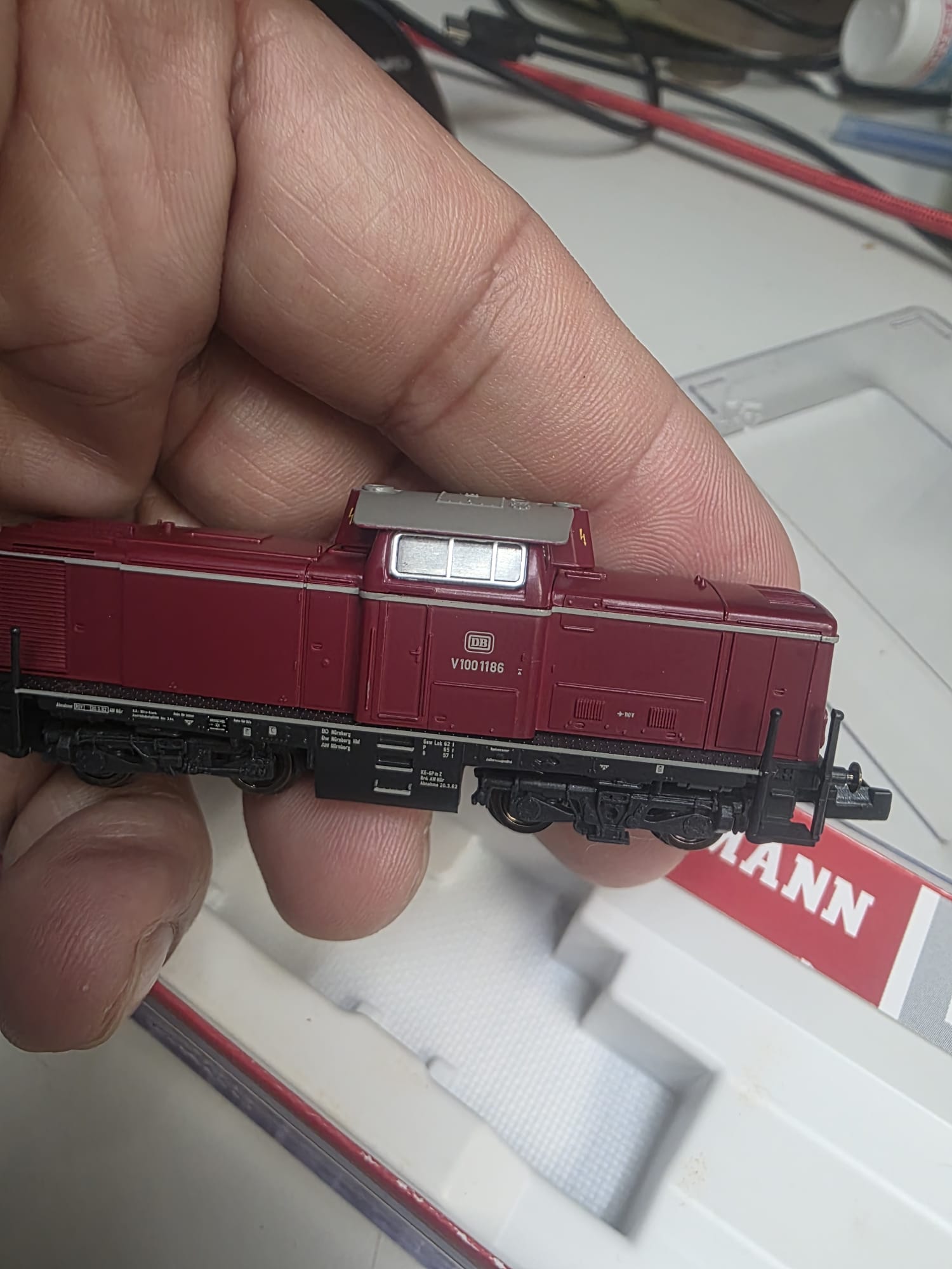 🚂 絕版經典！FLEISCHMANN 723006 V100 N規機車