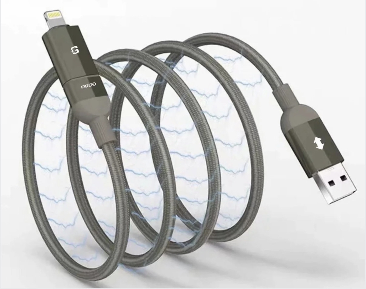 Argo MC100 4IN1 100W磁力收納充電線 香港行貨