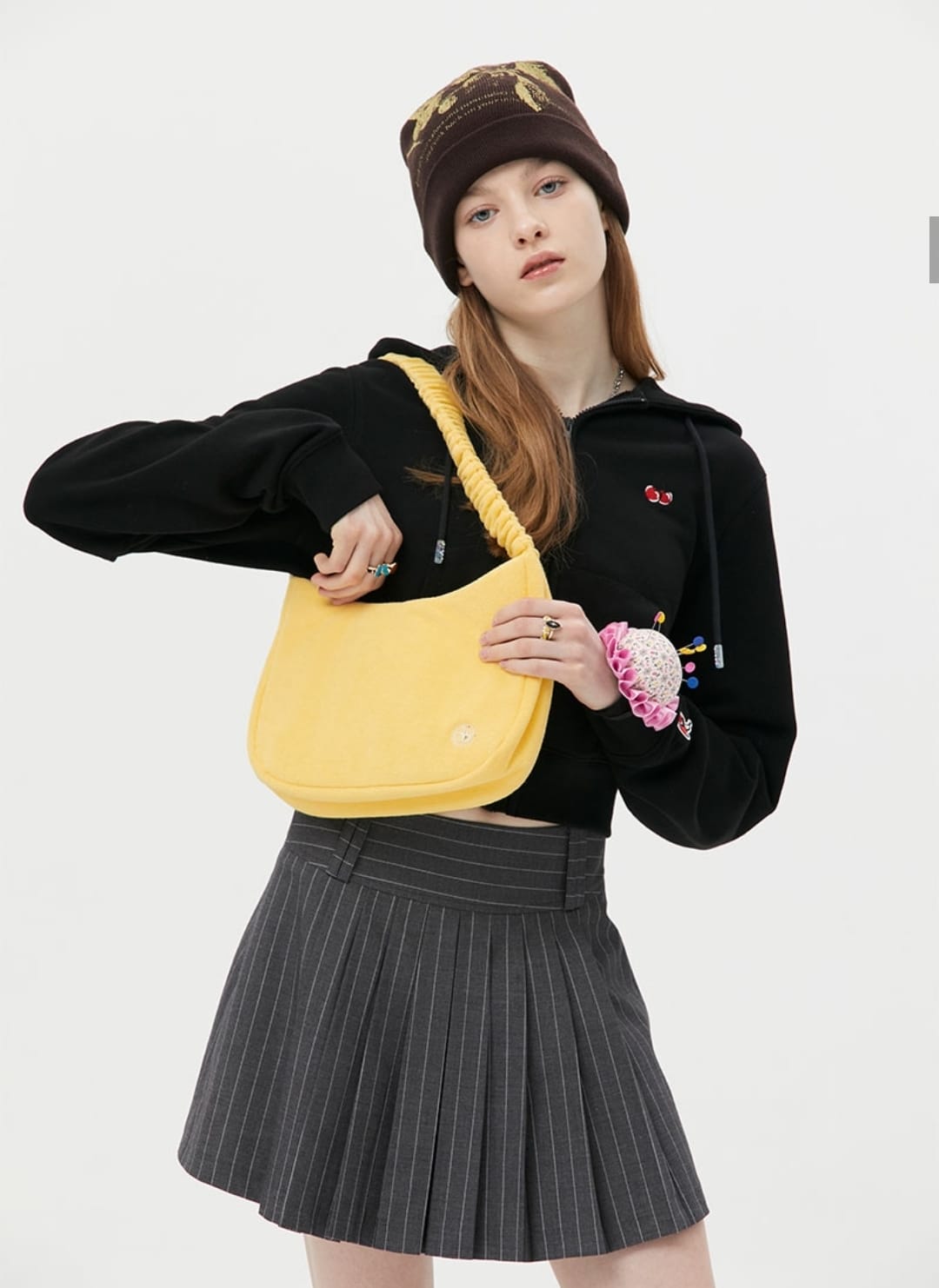 ＜限時預購＞ KIRSH 亮眼櫻桃抓皺雲朵腋下包 TW260307K04 《9/3截單，預計4月中旬到港》