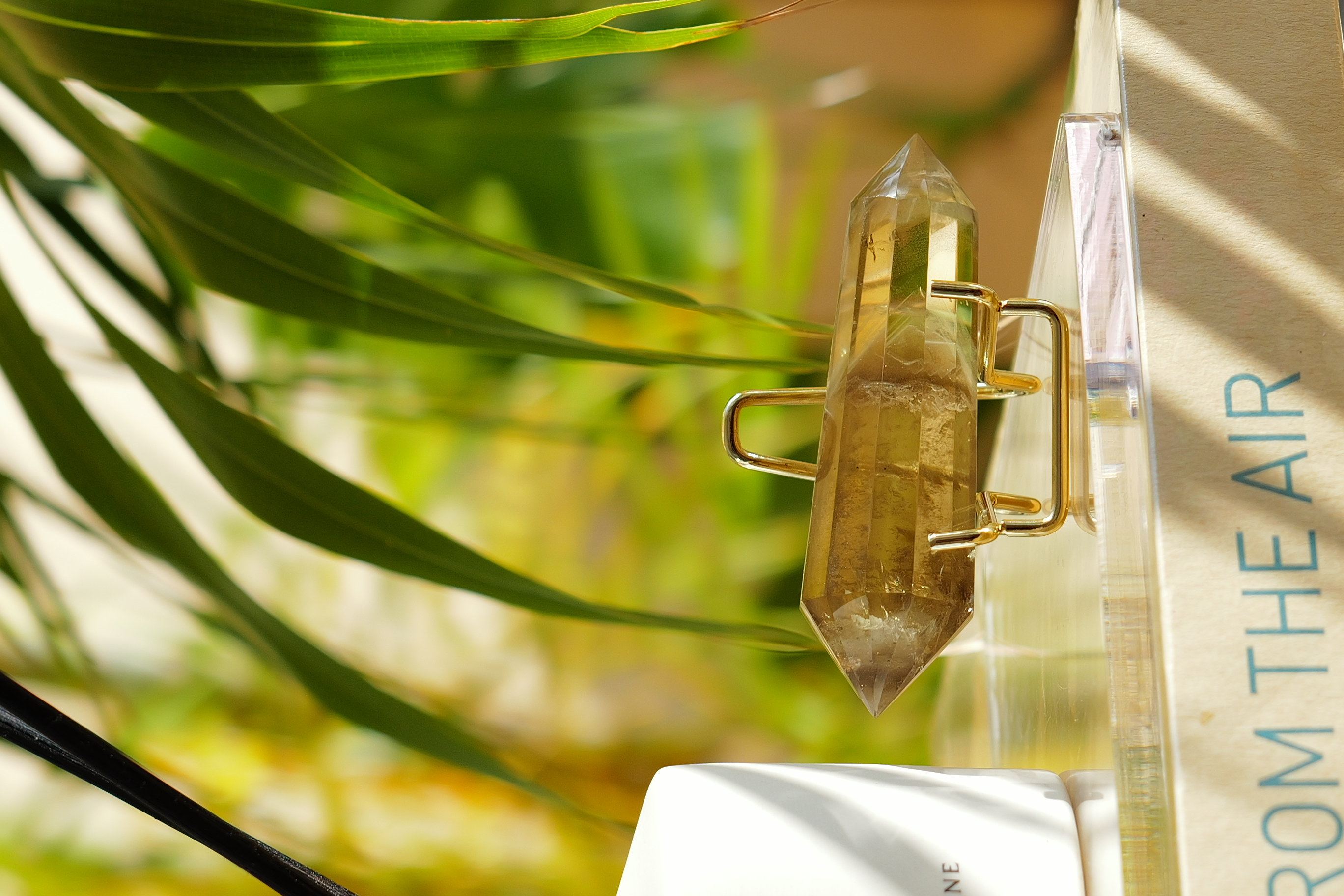  ༒10.5cm 茶黃晶沃格爾雙尖༒ VC.a517HS7GJF8-RB9*3ST