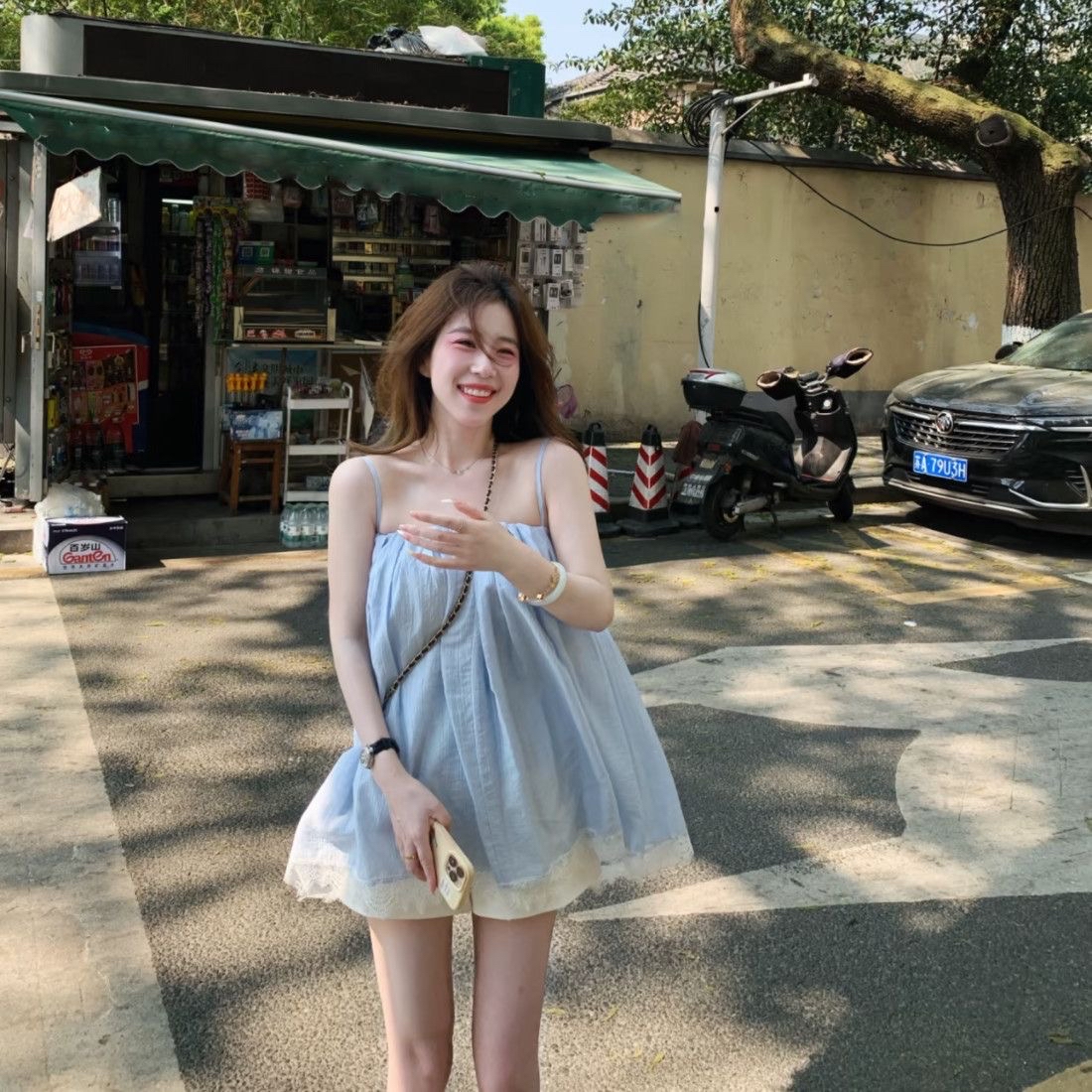 DR502宽松甜美连衣裙