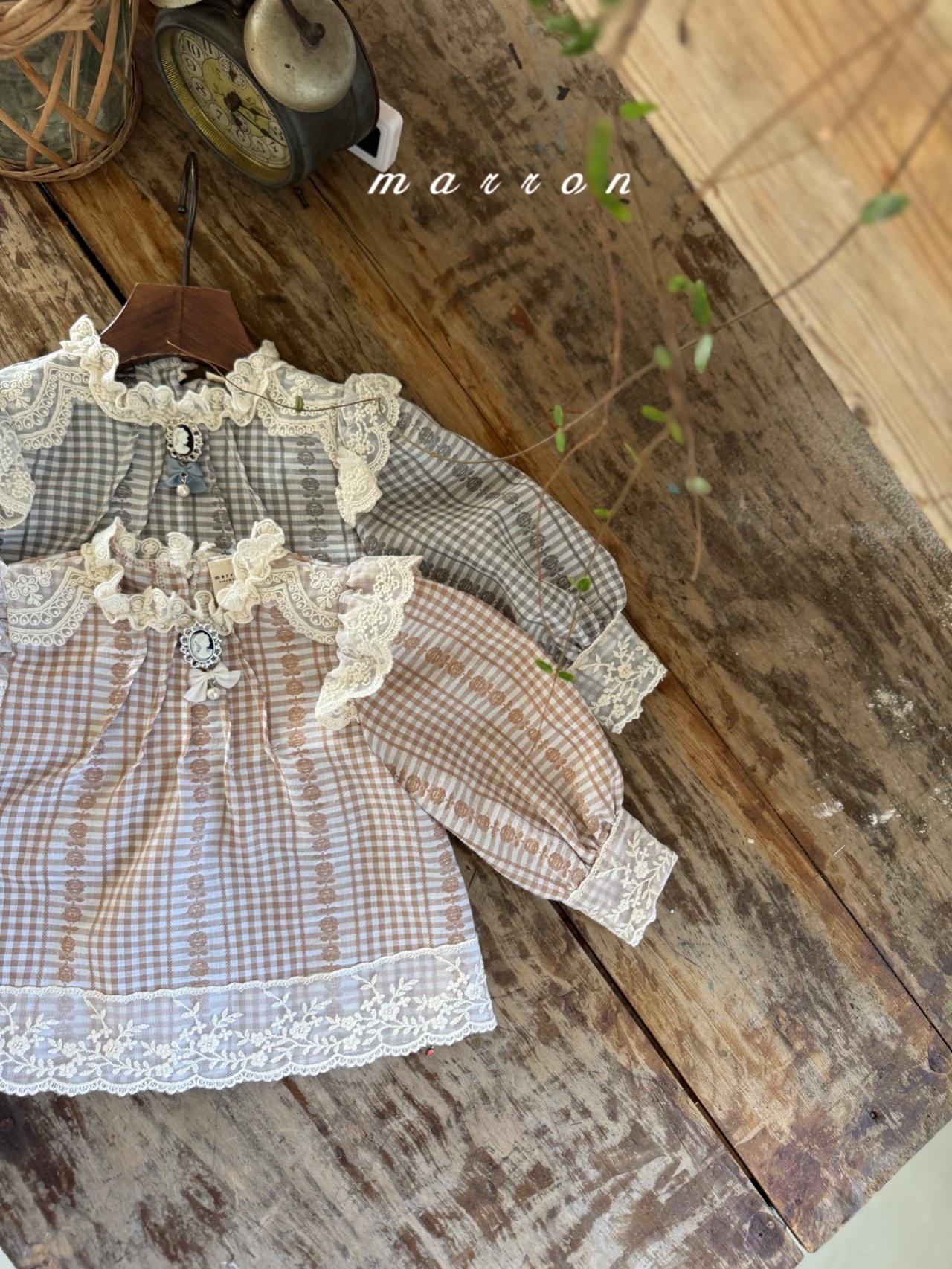 🇰🇷Marron blouse