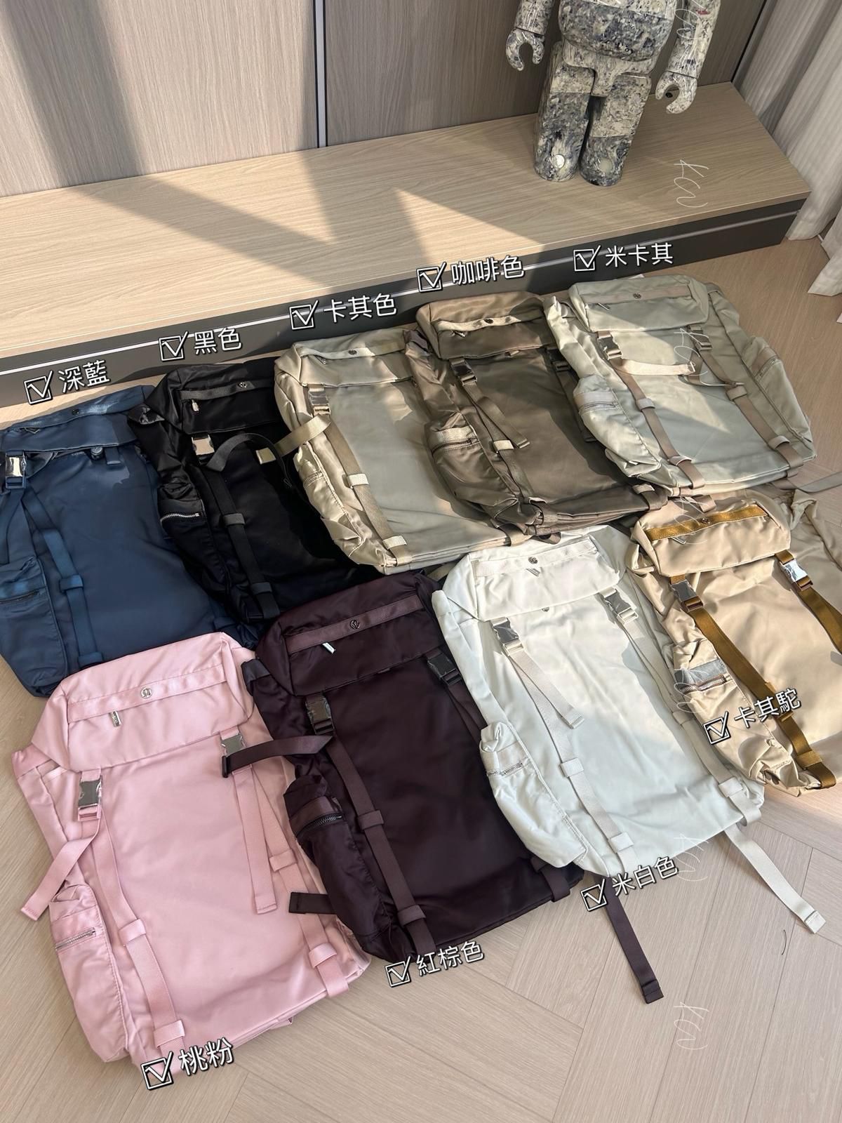 $285隻。2隻起$275隻。lulu純原wunderlust 25L多功能背囊