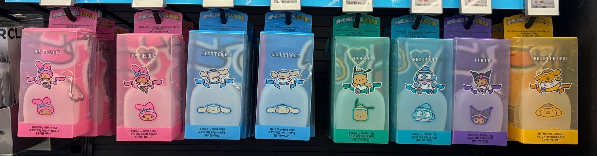 🇰🇷韓國限定 Fillimilli X Sanrio 手巾連防水盒掛飾