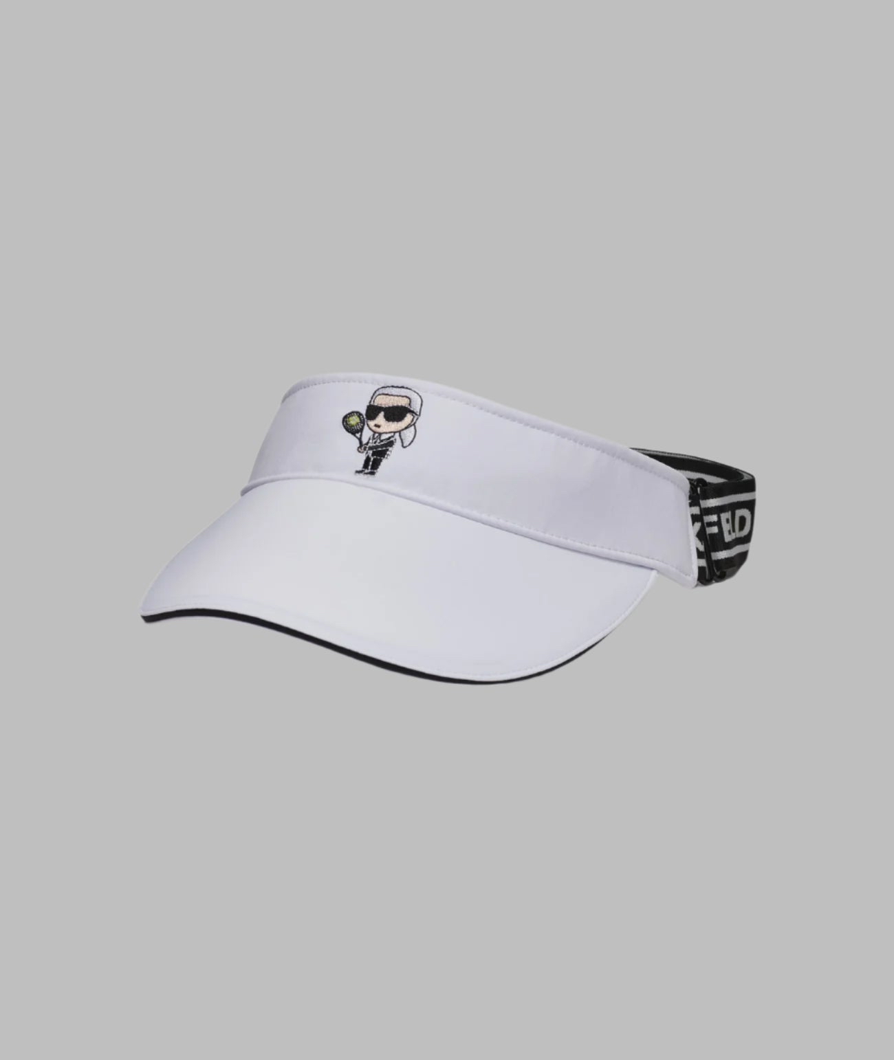 加拿大直送 Karl  Lagerfeld 💥限時優惠💥  老佛爺圖案防UV防曬無頂帽 太陽帽 沙灘帽 